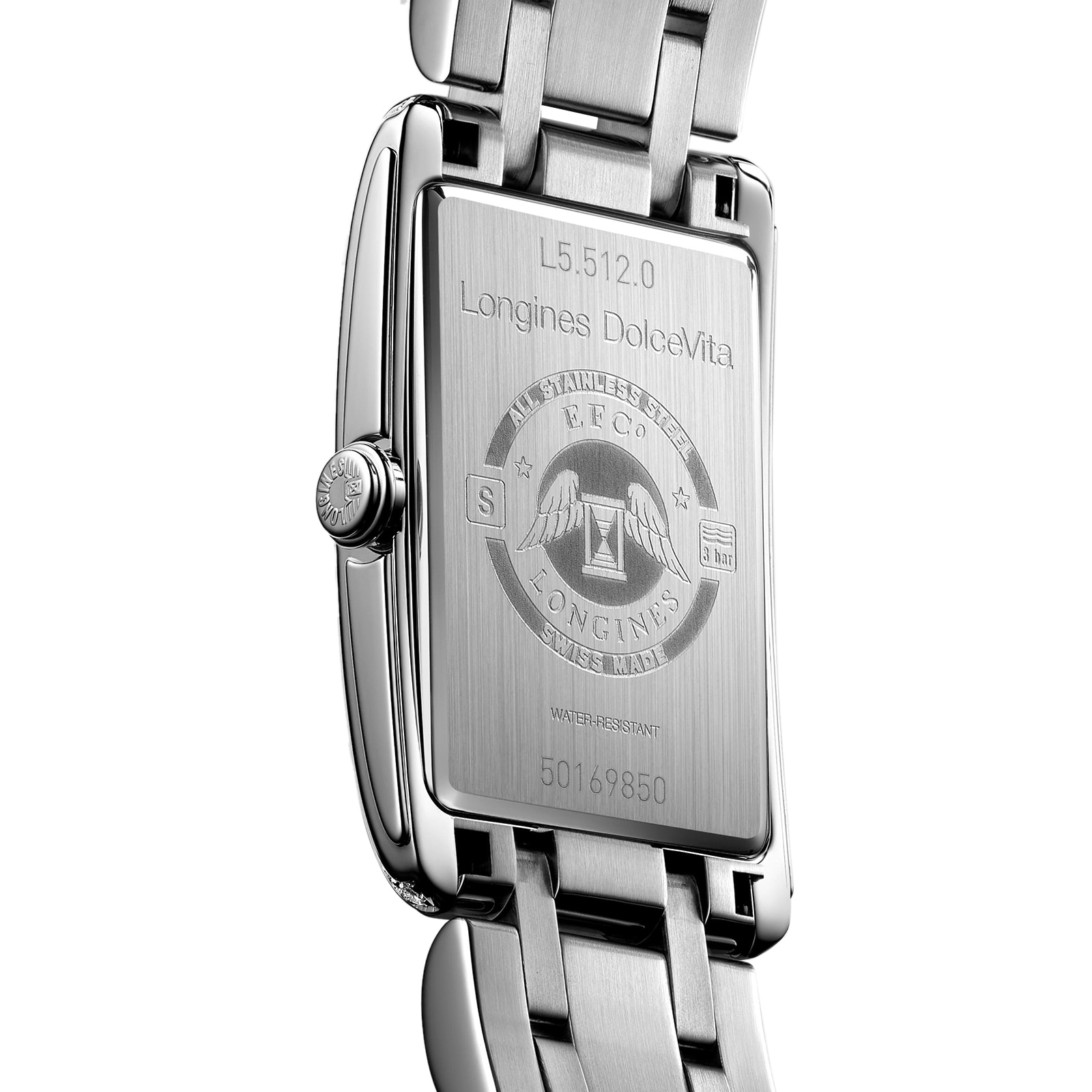 Replica Longines DolceVita 23.3mm X 37mm Ladies details Silver L55120716