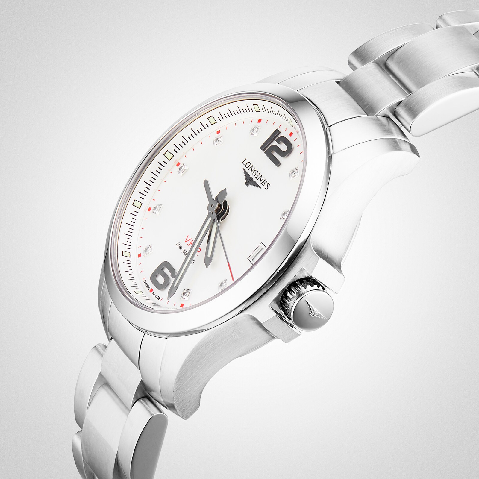 Replica Longines Conquest VHP 36mm MOP Dial Ladies details L33164876