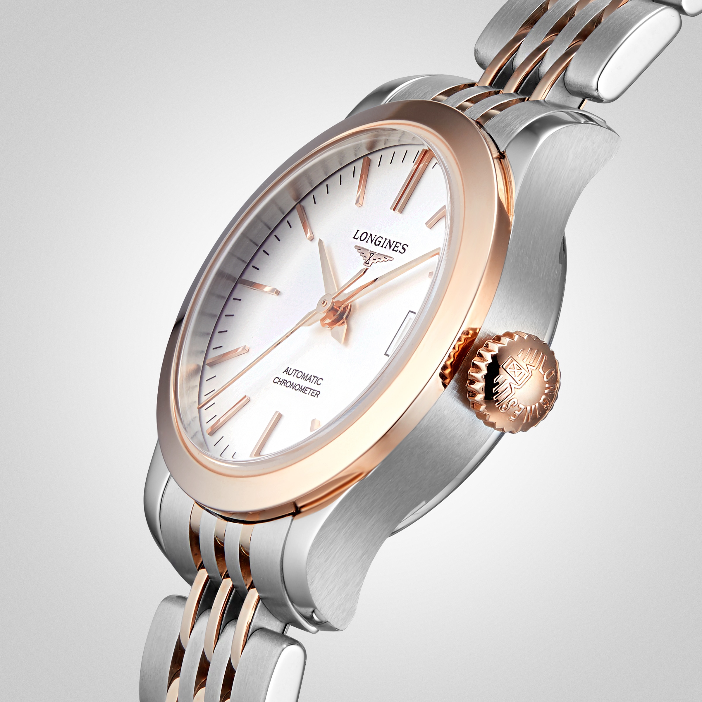 Replica Longines Record 26mm Ladies details L23205727 5 Replica Longines Record 26mm Ladies details L23205727