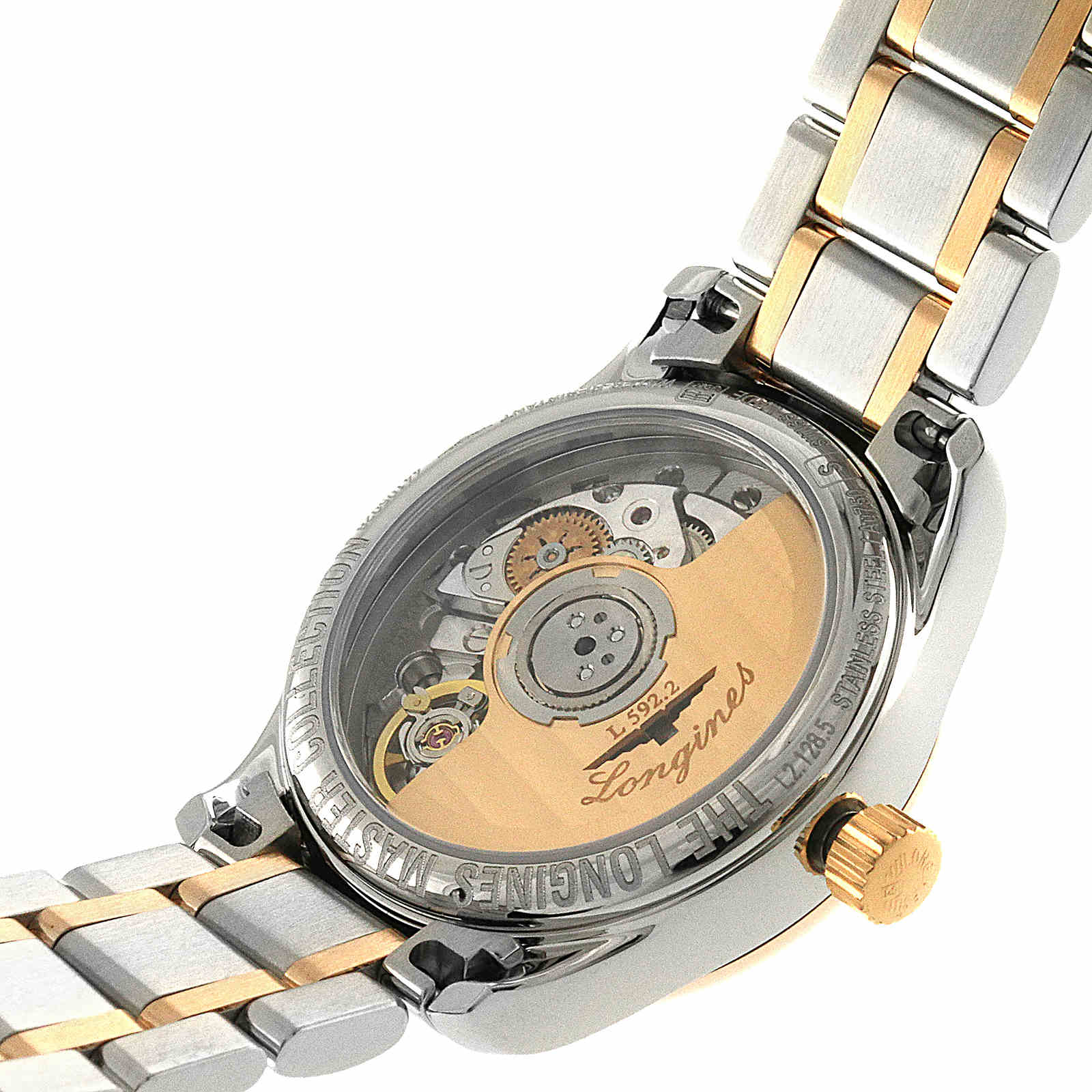 Replica Longines Master Collection 25.5mm Stainless Steel/Gold 18K Automatic Ladies details L21285897