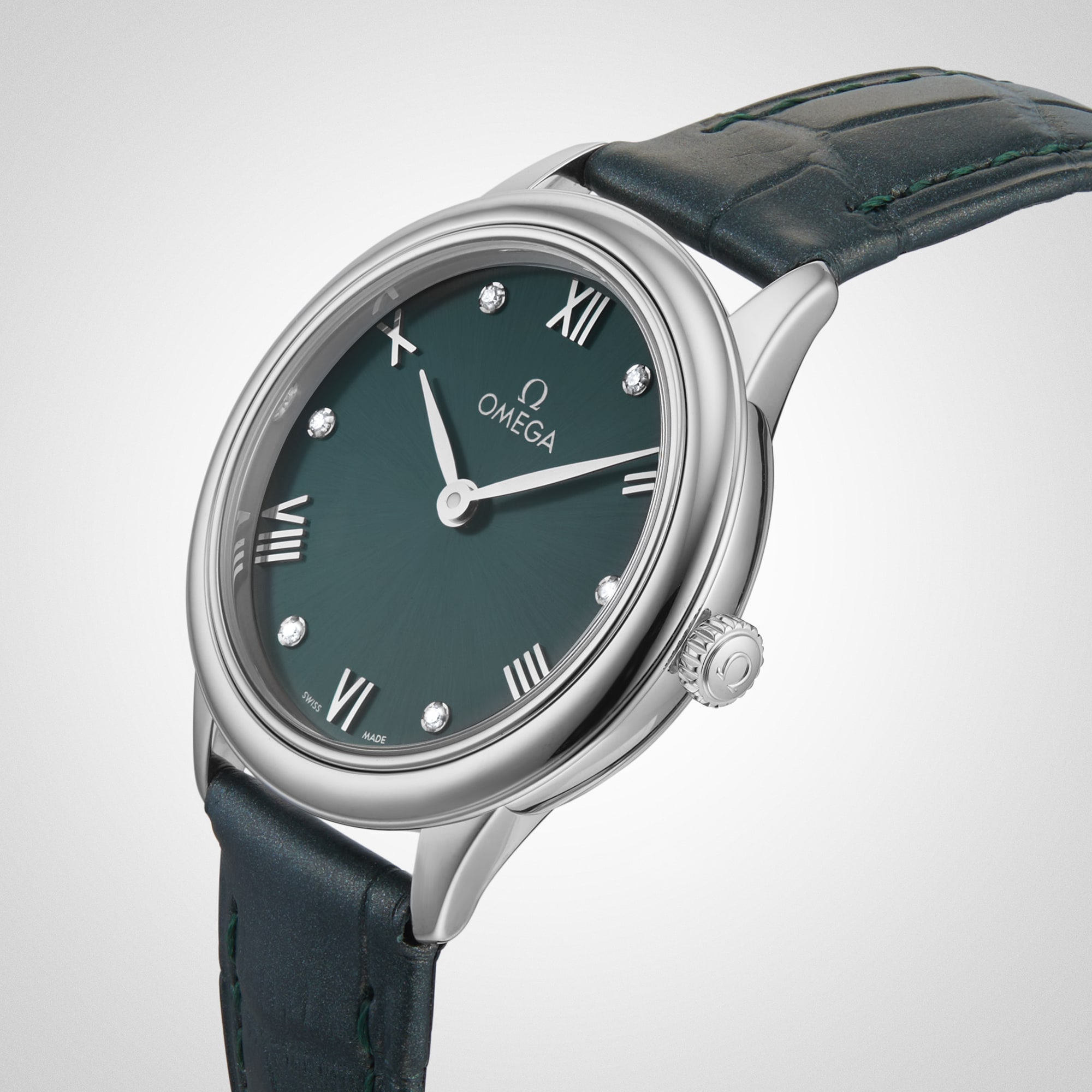 Replica Omega De Ville Prestige 27.5mm Steel On Leather Strap Ladies details O43413286060001 5 Replica Omega De Ville Prestige 27.5mm Steel On Leather Strap Ladies details O43413286060001