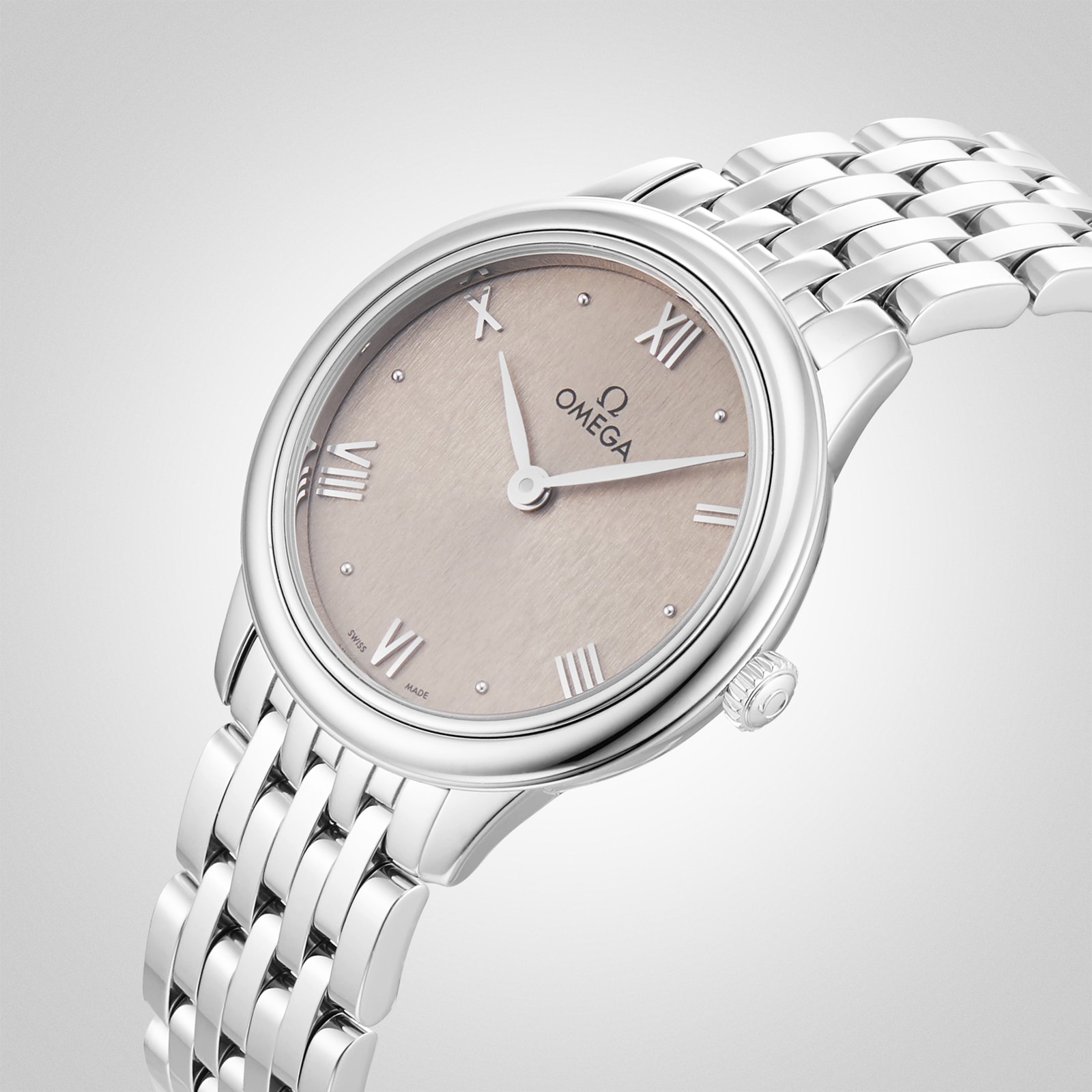 Replica Omega De Ville Prestige Quartz 27.5mm Ladies details O43410286009001