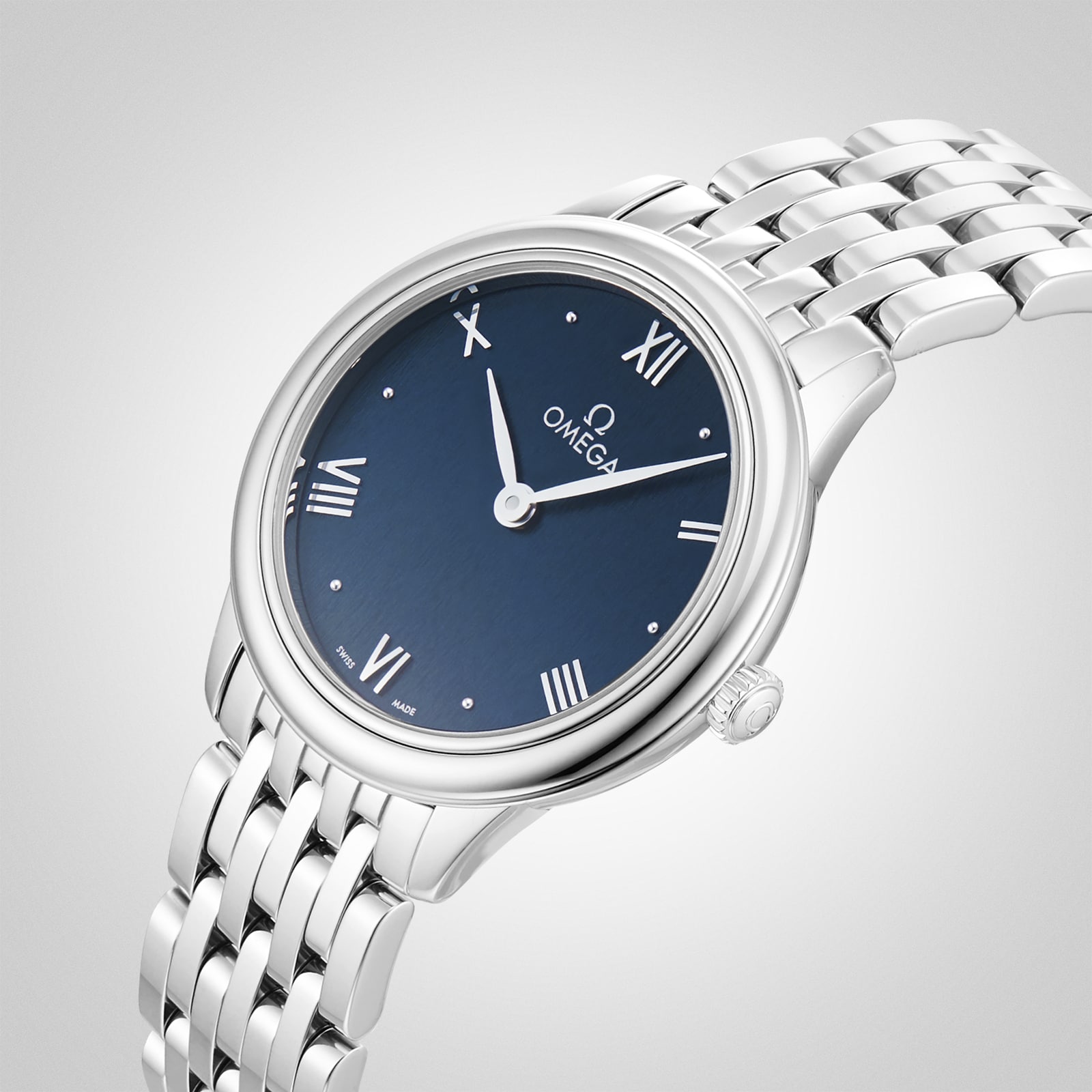 Replica Omega De Ville Prestige Quartz 27.5mm Ladies details Blue O43410286003002 5 Replica Omega De Ville Prestige Quartz 27.5mm Ladies details Blue O43410286003002