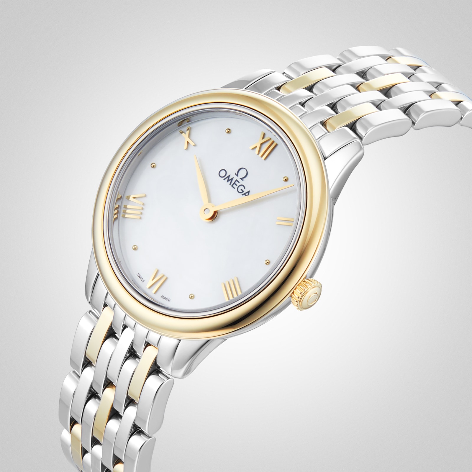 Replica Omega De Ville Prestige Quartz 27.5mm Ladies details White O43420286005001 5 Replica Omega De Ville Prestige Quartz 27.5mm Ladies details White O43420286005001
