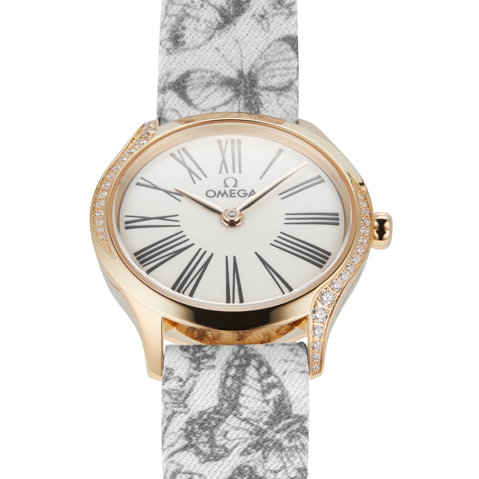 Replica Omega De Ville Mini Tresor Quartz 26mm - Moonshine Gold O42857266004002