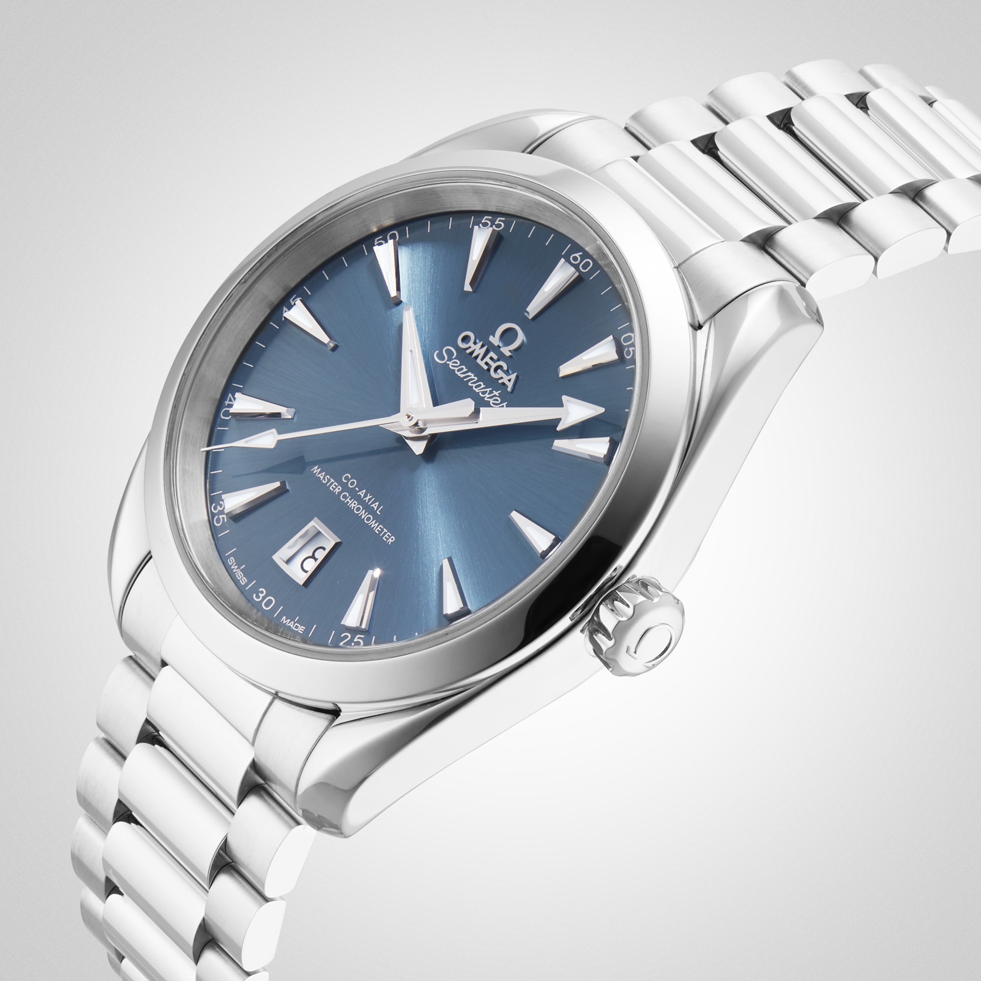 Replica Omega Seamaster Aqua Terra 150m Co-Axial Master Chronometer 38mm Ladies details Blue O22010382003003 5 Replica Omega Seamaster Aqua Terra 150m Co-Axial Master Chronometer 38mm Ladies details Blue O22010382003003