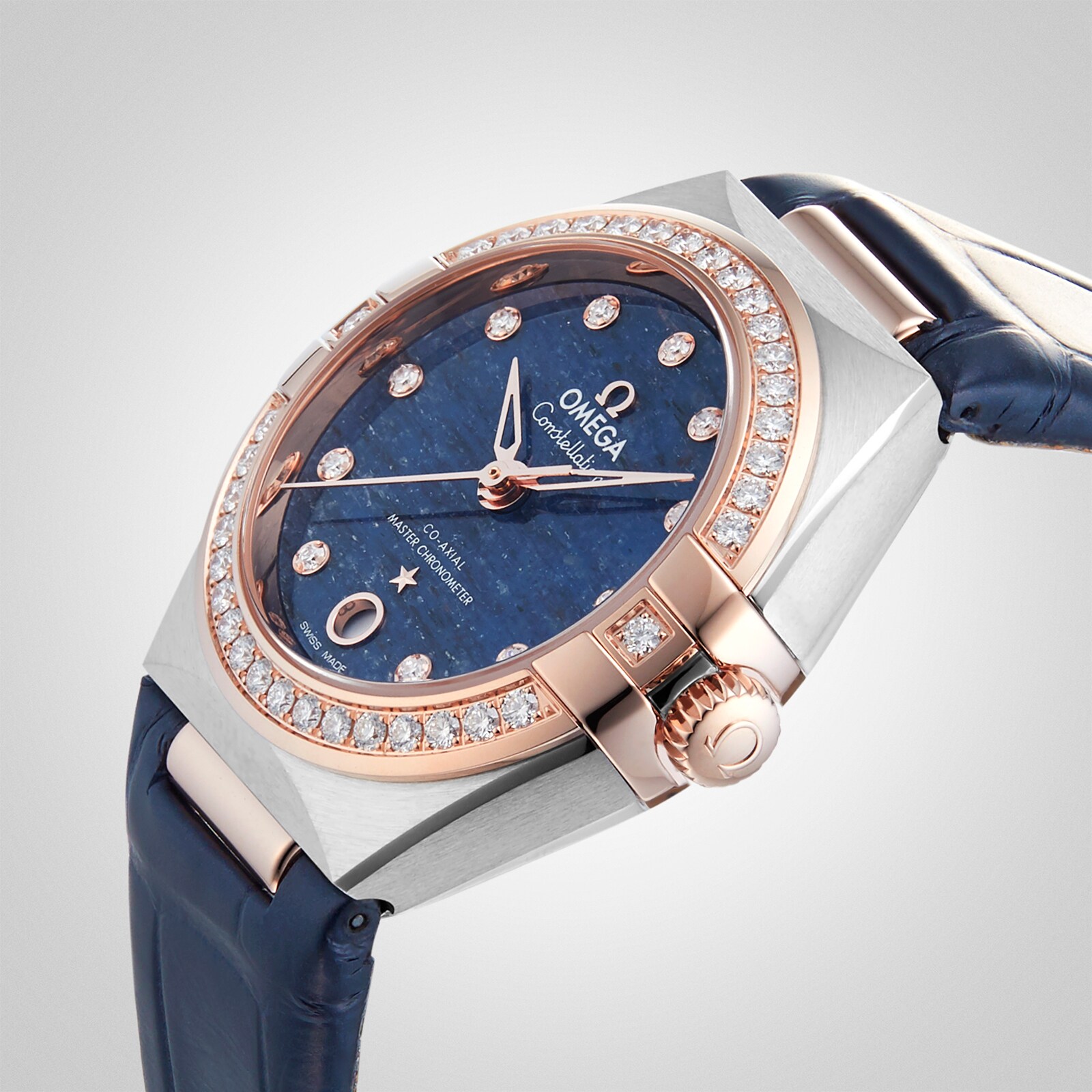 Replica Omega Constellation Co-Axial Master Chronometer 29mm Ladies details Blue O13128292099003 5 Replica Omega Constellation Co-Axial Master Chronometer 29mm Ladies details Blue O13128292099003