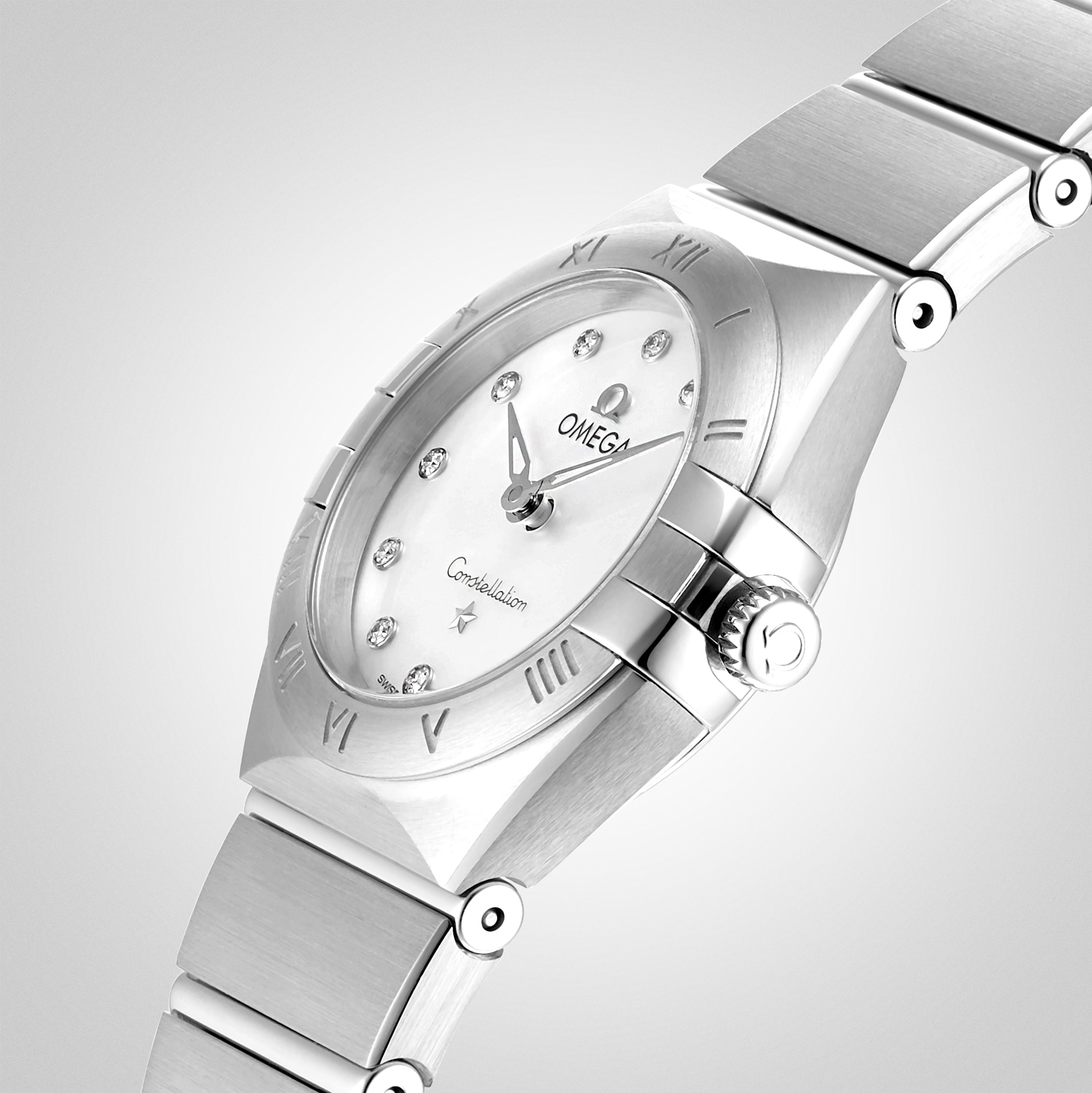 Replica Omega Constellation Manhattan 25mm Ladies details O13110256055001