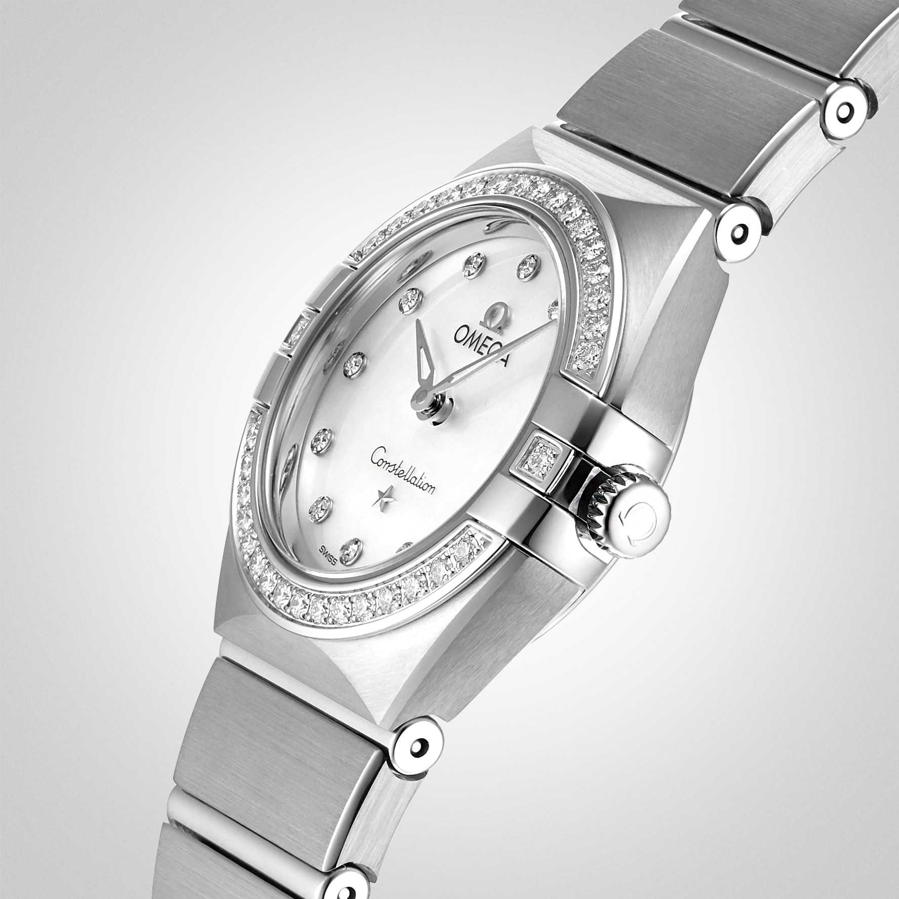 Replica Omega Constellation Manhattan 25mm Ladies details O13115256055001 5 Replica Omega Constellation Manhattan 25mm Ladies details O13115256055001
