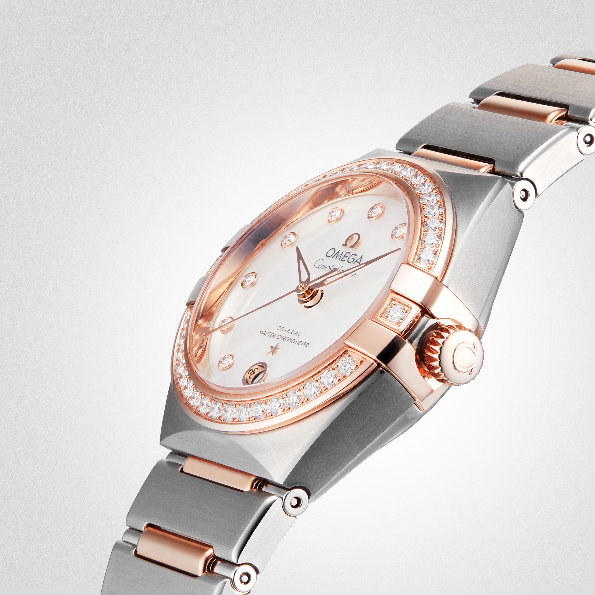 Replica Omega Constellation Manhattan Co-Axial 29mm Ladies details O13125292055001 5 Replica Omega Constellation Manhattan Co-Axial 29mm Ladies details O13125292055001
