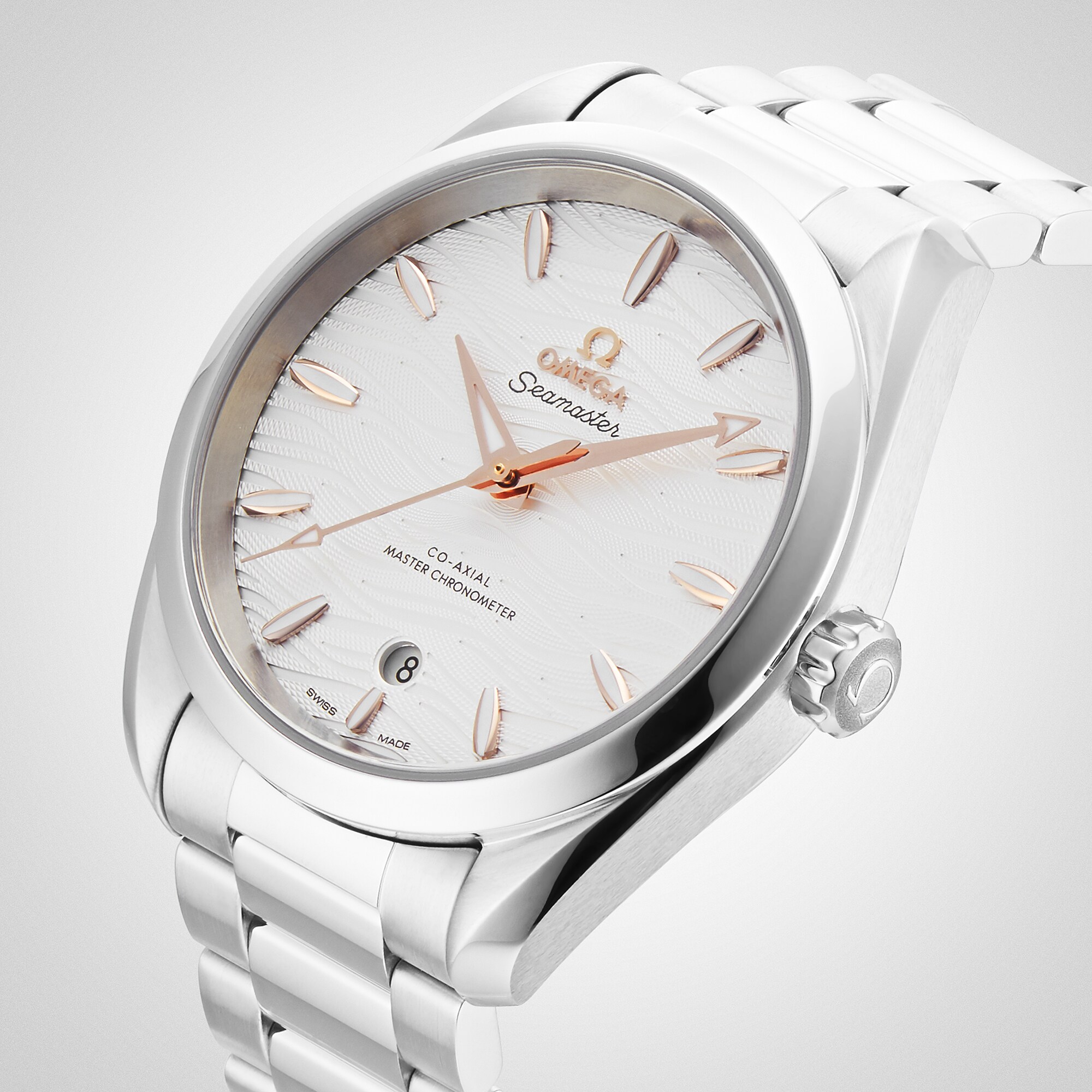 Replica Omega Aquaterra Ladies details 38mm O22010382002002