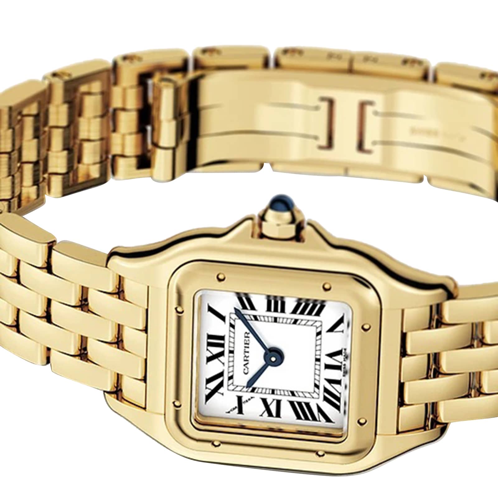 Replica Cartier Panthere de Cartier details small model quartz movement. Case in yellow gold 750/1000 dimensions: 23 mm x 30 mm WGPN0038 5 Replica Cartier Panthere de Cartier details small model quartz movement. Case in yellow gold 750/1000 dimensions: 23 mm x 30 mm WGPN0038