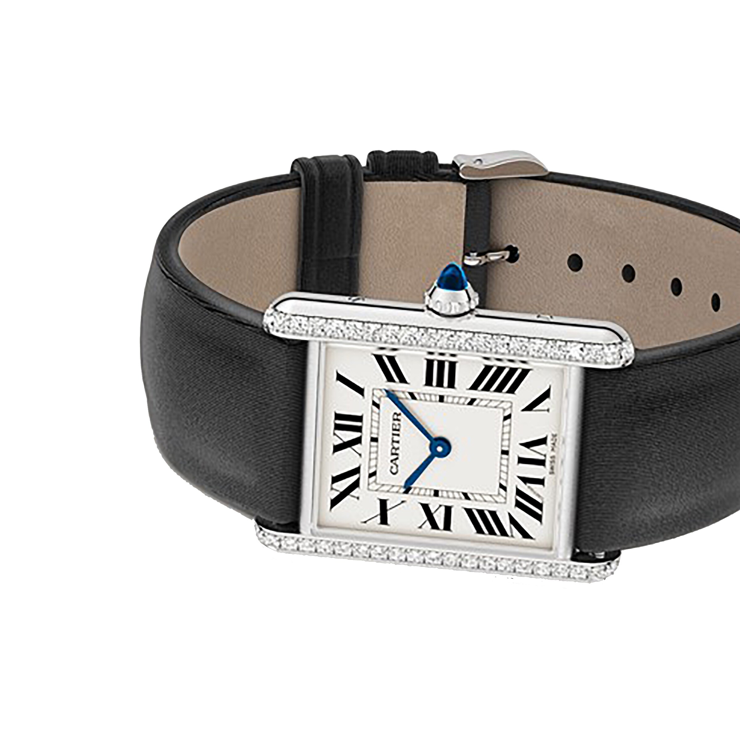 Replica Cartier Tank Must details Large Model Quartz Movement Steel Diamonds W4TA0017 5 Replica Cartier Tank Must details Large Model Quartz Movement Steel Diamonds W4TA0017