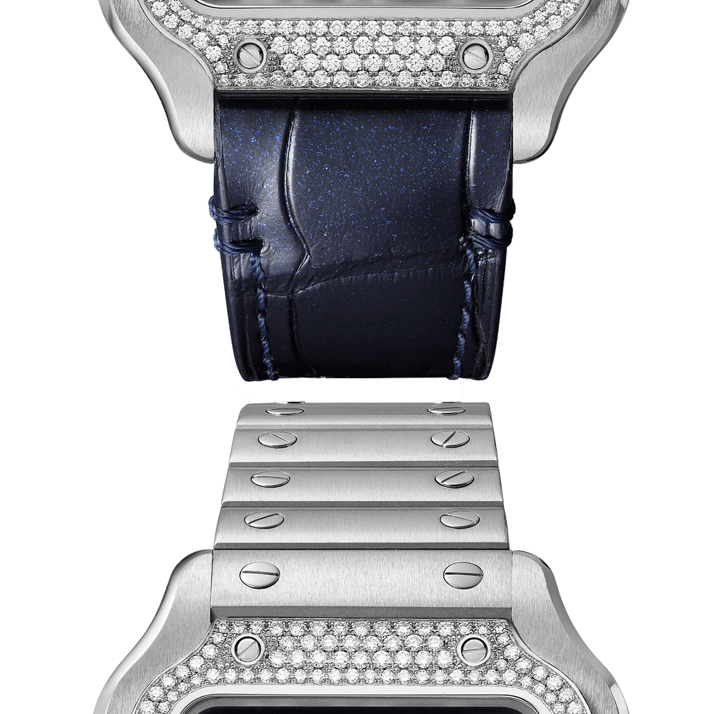 Replica Cartier santos De Cartier details Medium Model Mechanical Movement With Automatic Winding W4SA0006