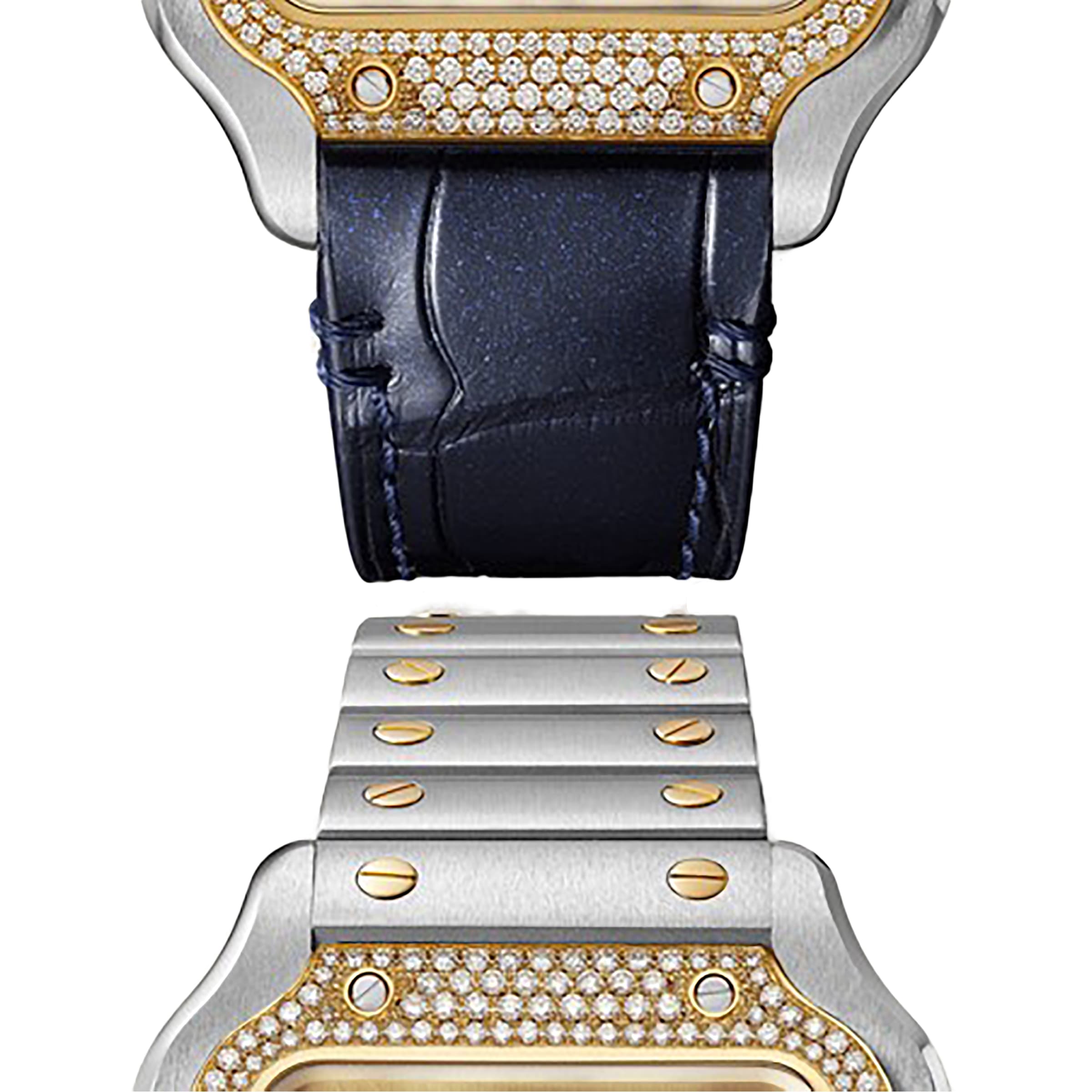 Replica Cartier Santos De Cartier Medium Model Mechanical Movement With Automatic Winding W3SA0007 5 Replica Cartier Santos De Cartier Medium Model Mechanical Movement With Automatic Winding W3SA0007