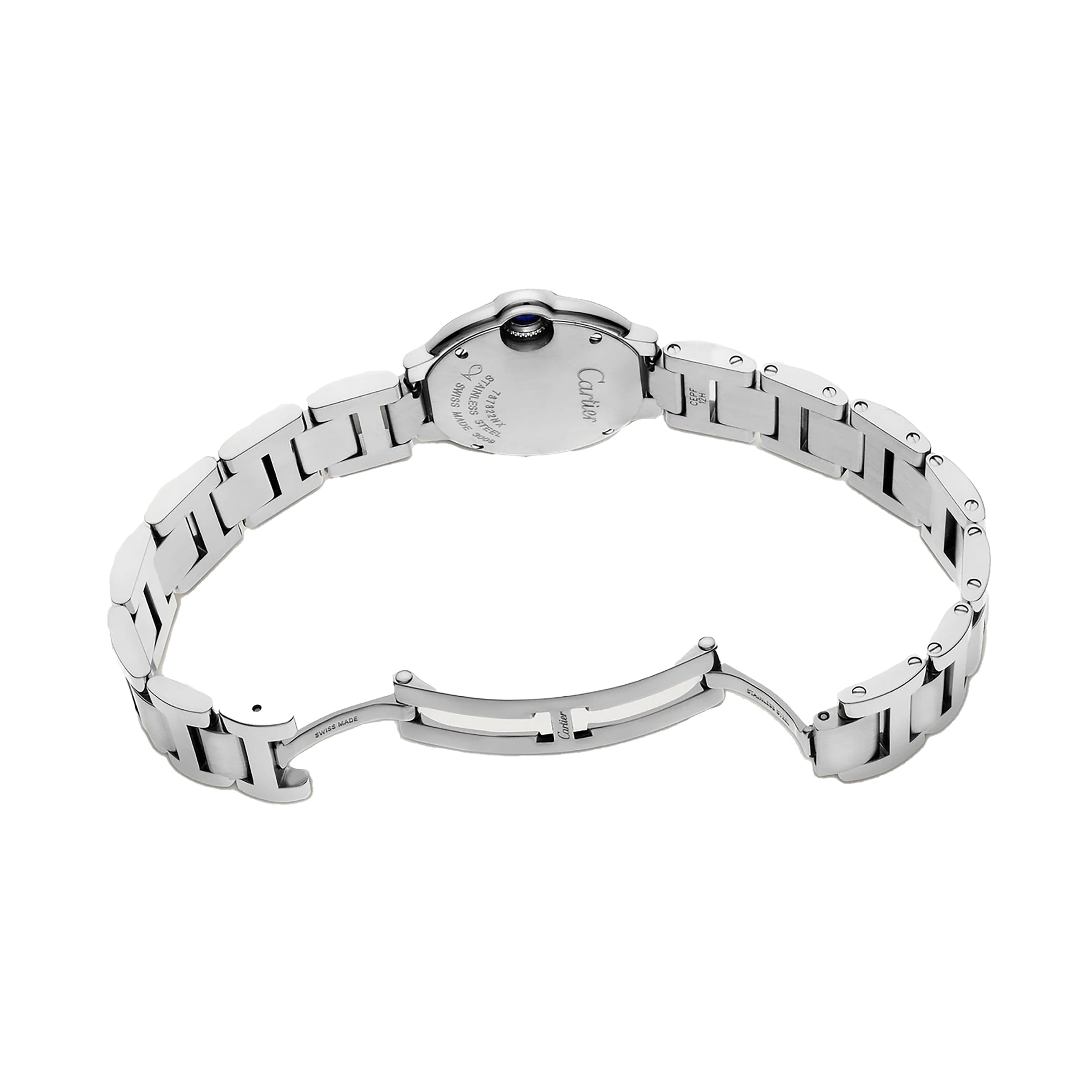 Replica Cartier Ballon Bleu De Cartier details 28mm Quartz Movement Steel W69010Z4 5 Replica Cartier Ballon Bleu De Cartier details 28mm Quartz Movement Steel W69010Z4