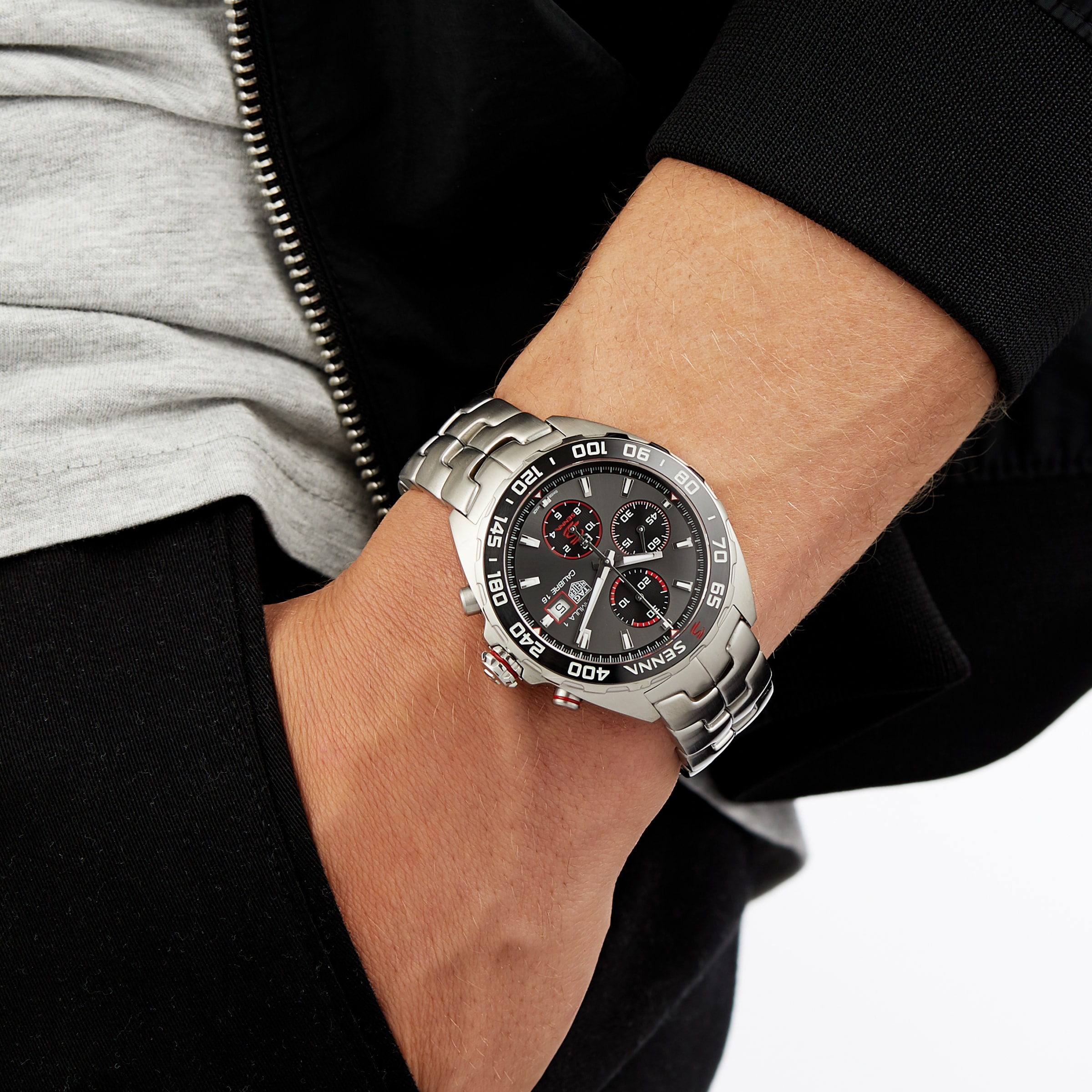 Replica TAG Heuer Formula 1 Senna Special Edition 44mm Mens details CAZ201D.BA0633