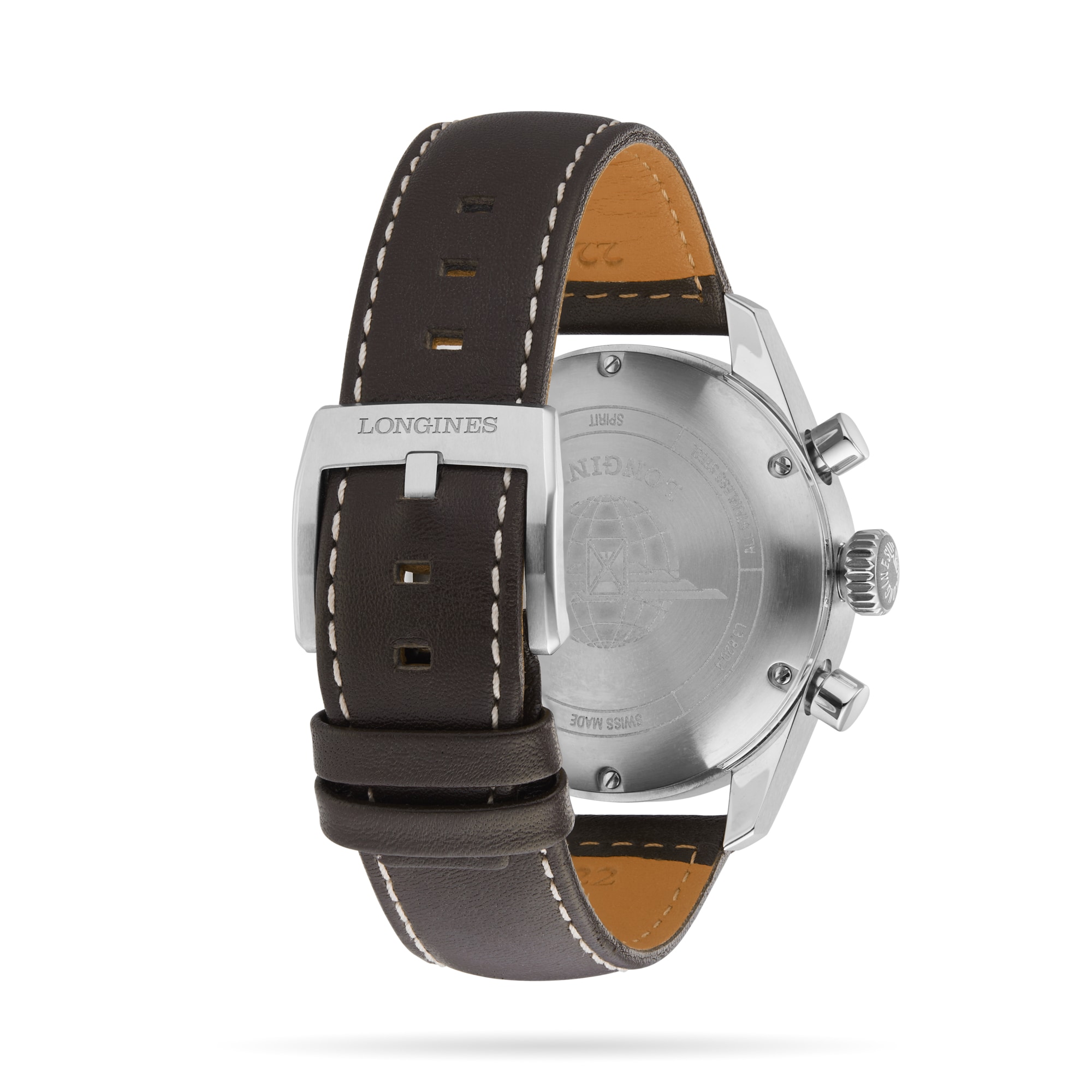 Replica Longines Spirit 42mm Mens details L38204530