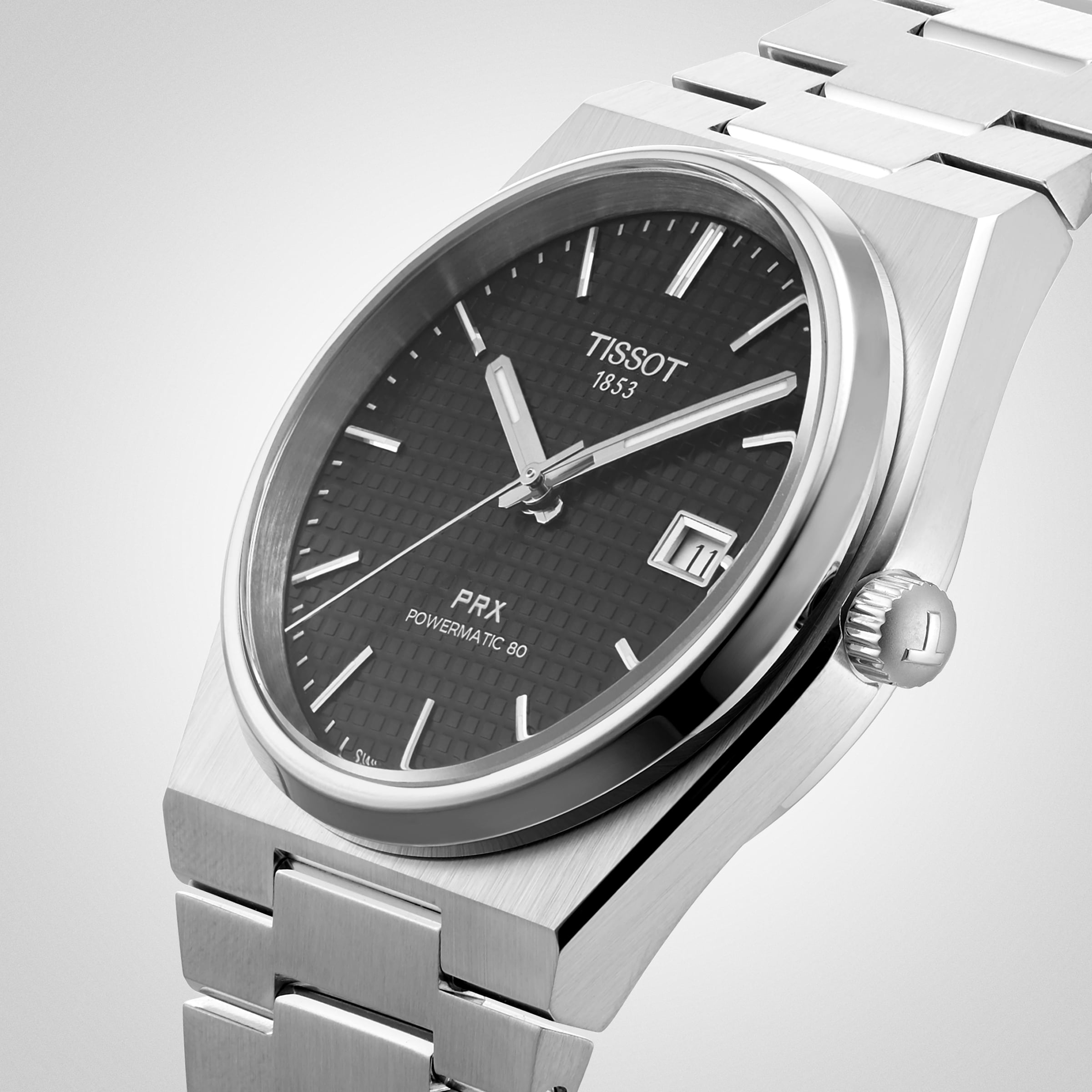 Replica Tissot PRX Powermatic 80 40mm Mens details T1374071105100 5 Replica Tissot PRX Powermatic 80 40mm Mens details T1374071105100