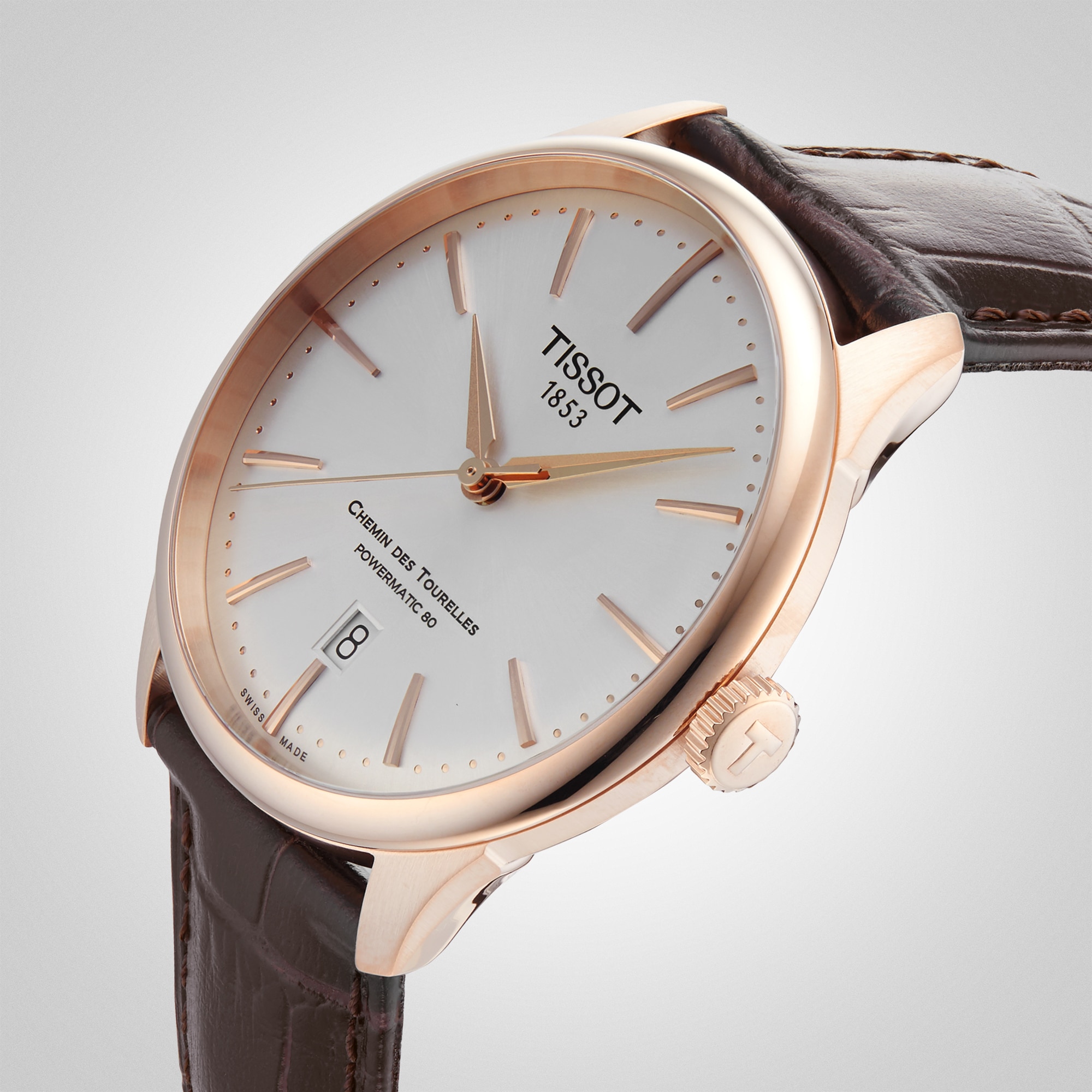 Replica Tissot Chemin Des Tourelles Powermatic 80 39mm Mens details - Silver T1398073603100 5 Replica Tissot Chemin Des Tourelles Powermatic 80 39mm Mens details - Silver T1398073603100