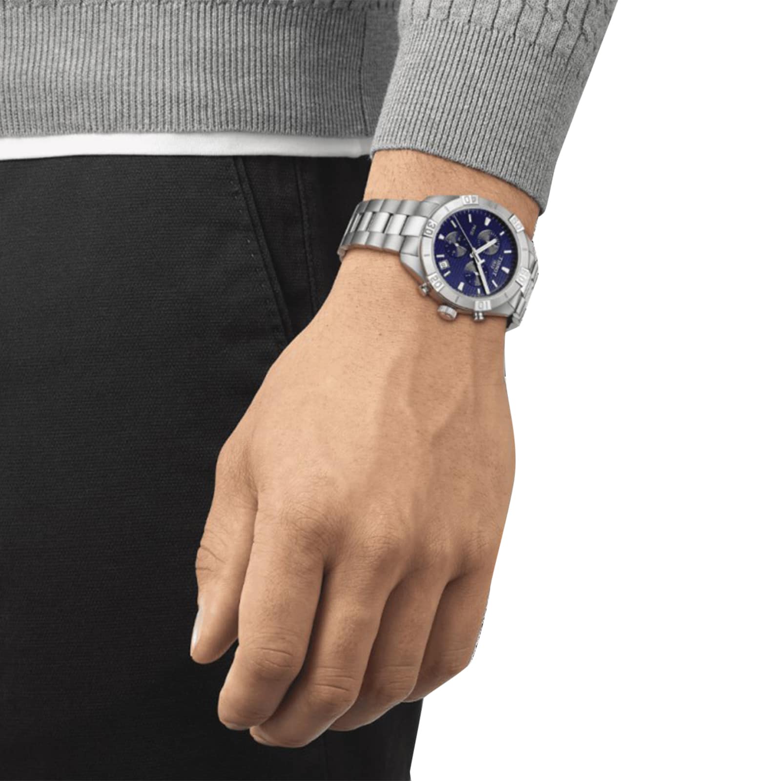 Replica Tissot PR 100 Sport Chronograph 44mm Mens details T1016171104100