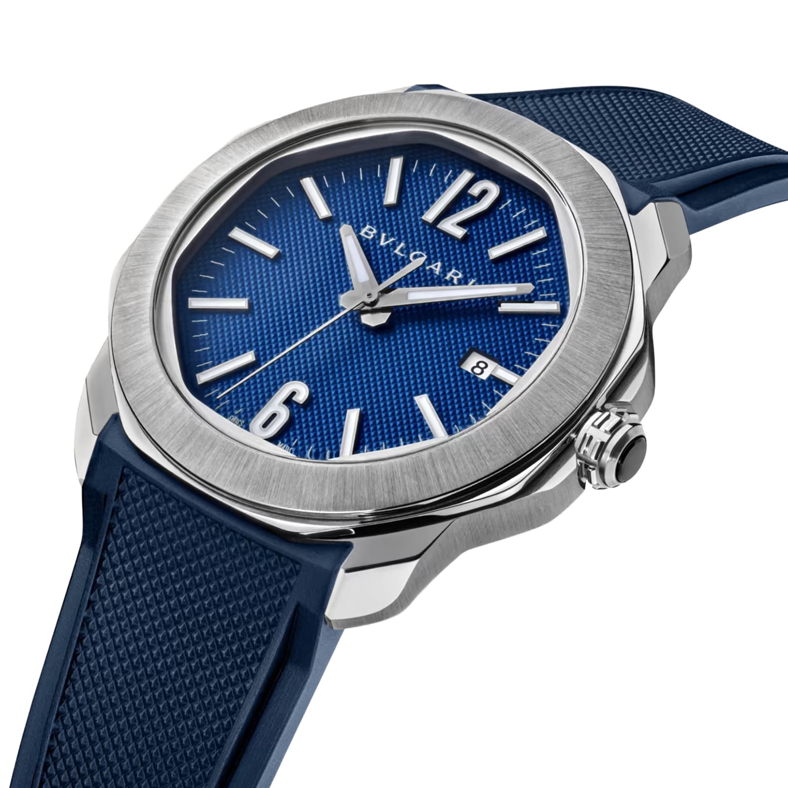 Replica Bvlgari Octo Roma 41mm Mens details Blue 103739 5 Replica Bvlgari Octo Roma 41mm Mens details Blue 103739
