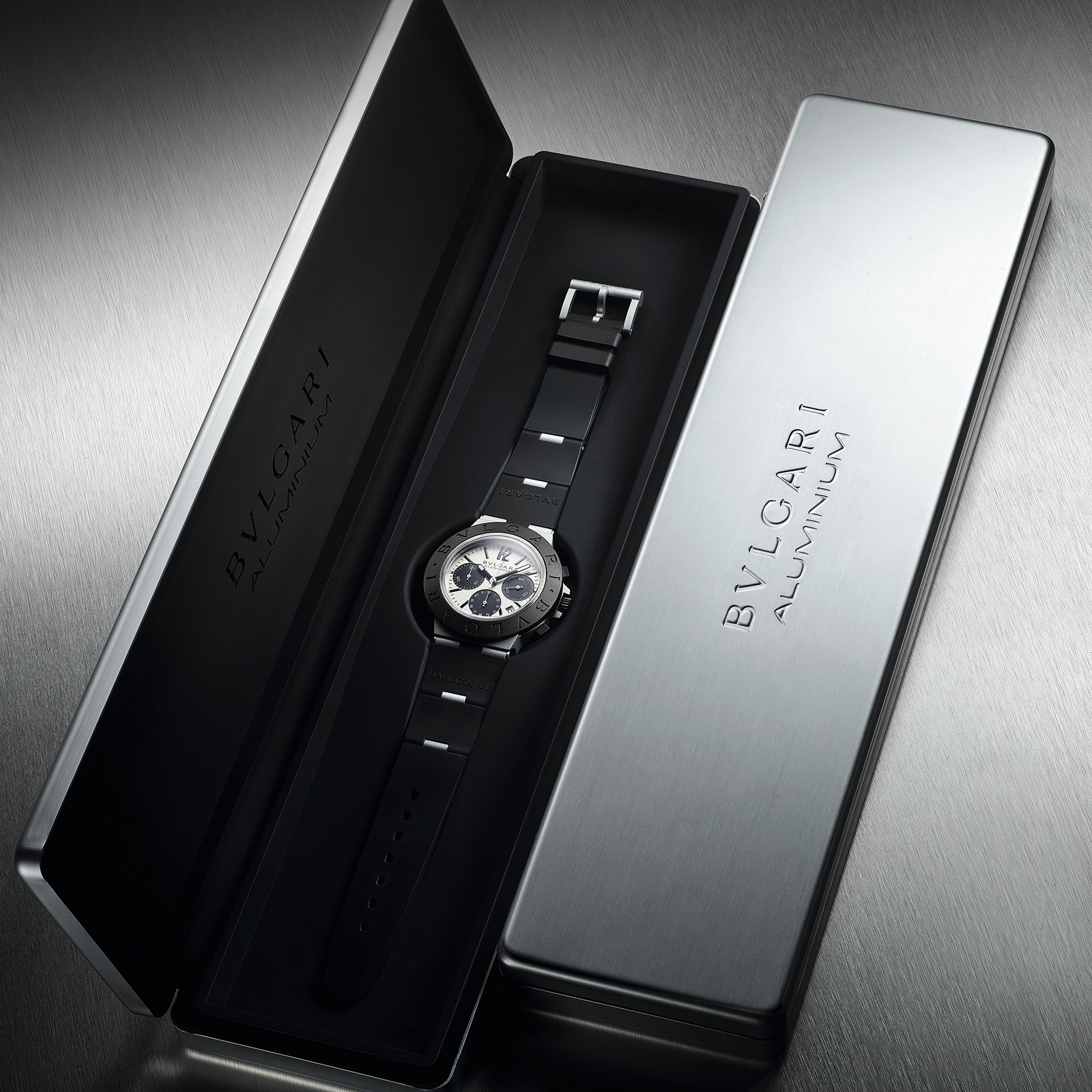 Replica Bvlgari Bvlgari Aluminium 40mm Mens details 103383 5 Replica Bvlgari Bvlgari Aluminium 40mm Mens details 103383