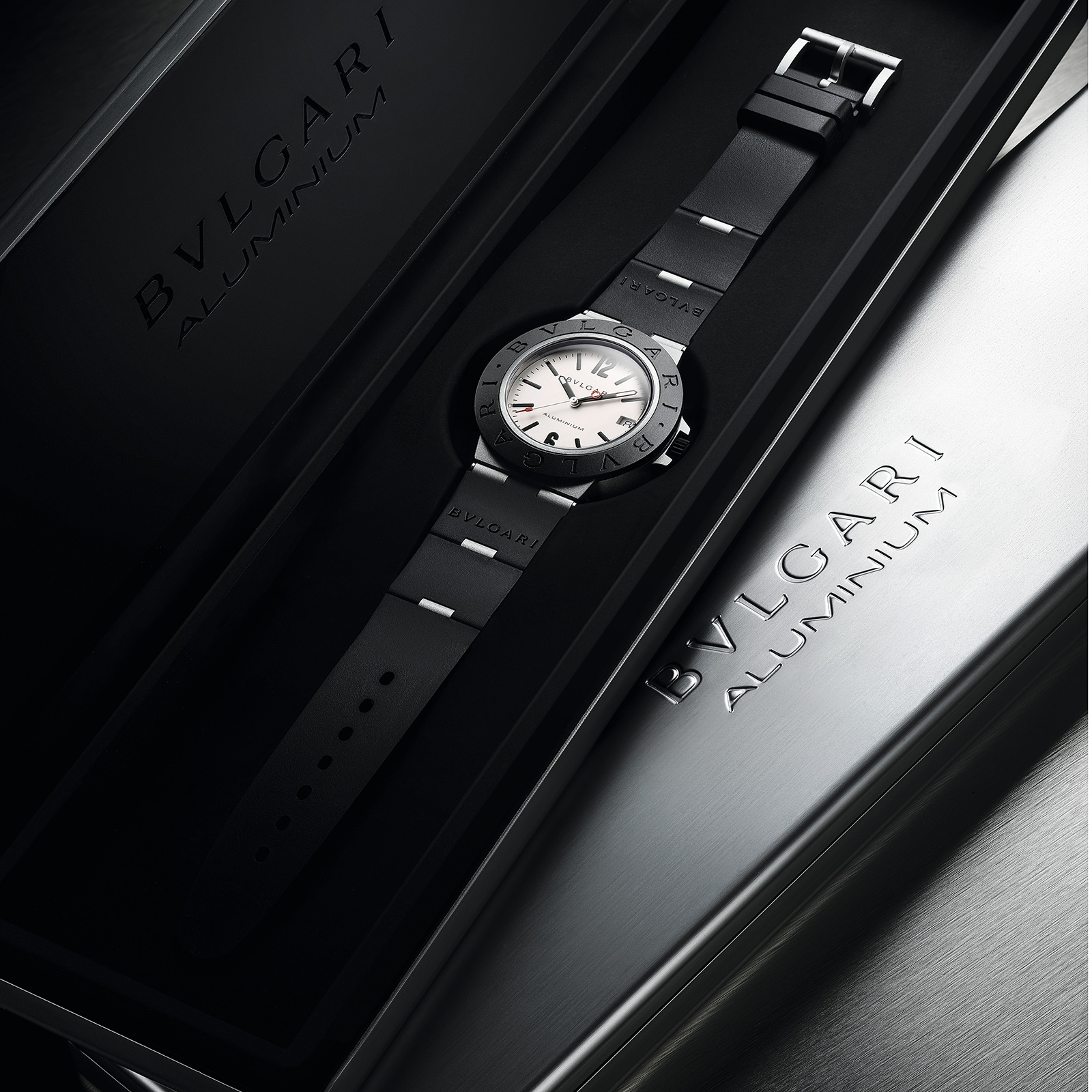 Replica Bvlgari Bvlgari Aluminium 40mm Mens details 103382