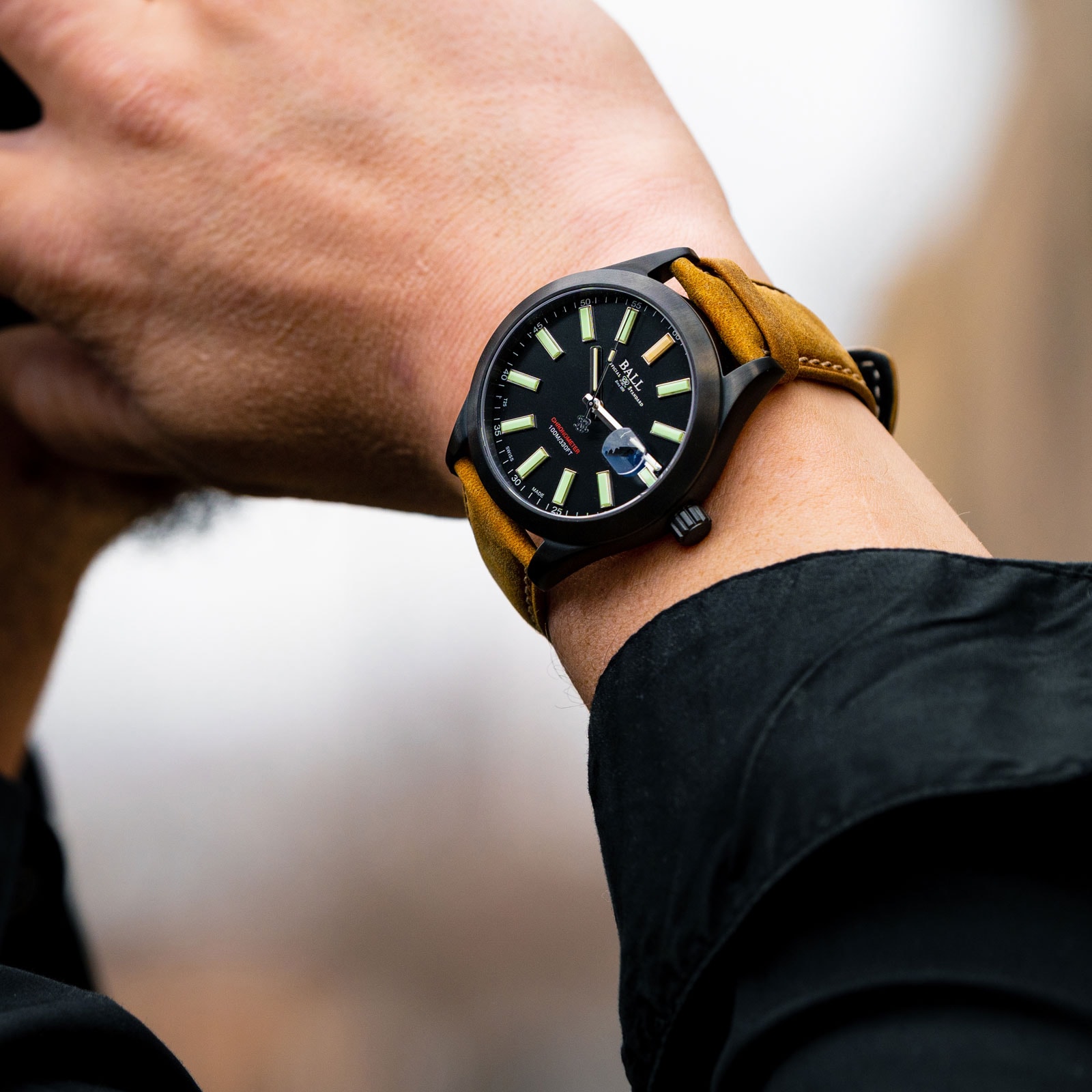 Replica BALL Engineer II Green Berets 43mm Mens details Black NM2028C-L4CJ-BK 5 Replica BALL Engineer II Green Berets 43mm Mens details Black NM2028C-L4CJ-BK