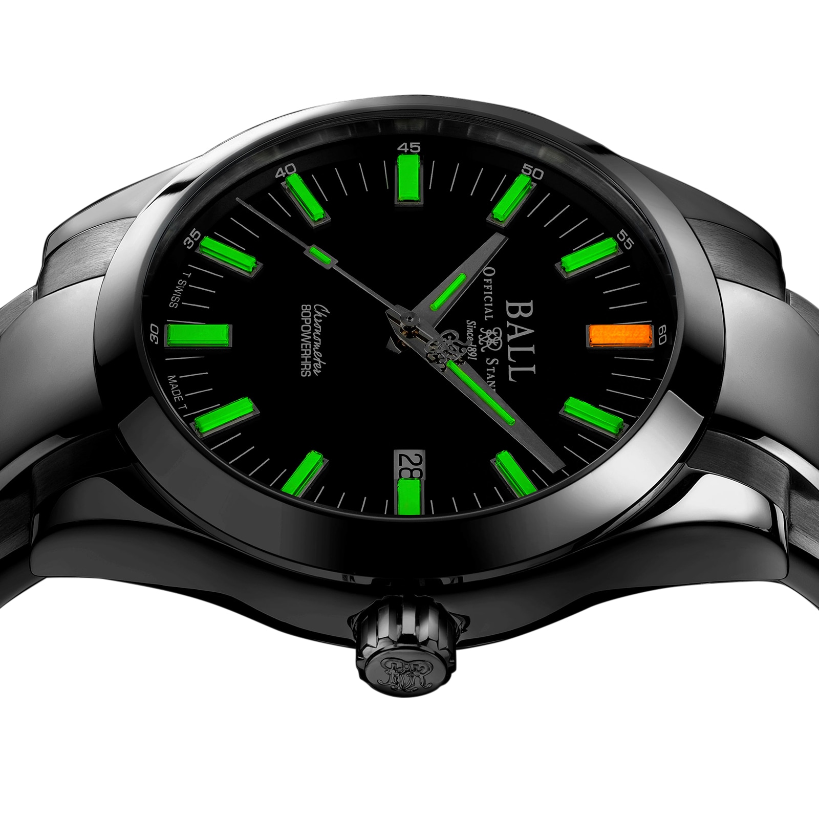 Replica BALL Engineer M Marvelight 43mm Mens details Black NM2128C-S1C-BK