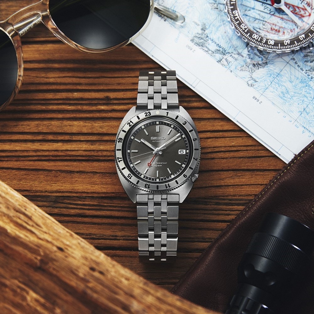 Replica Seiko Prospex Navigator Timer 38.5mm Mens details Grey SPB411J1 5 Replica Seiko Prospex Navigator Timer 38.5mm Mens details Grey SPB411J1