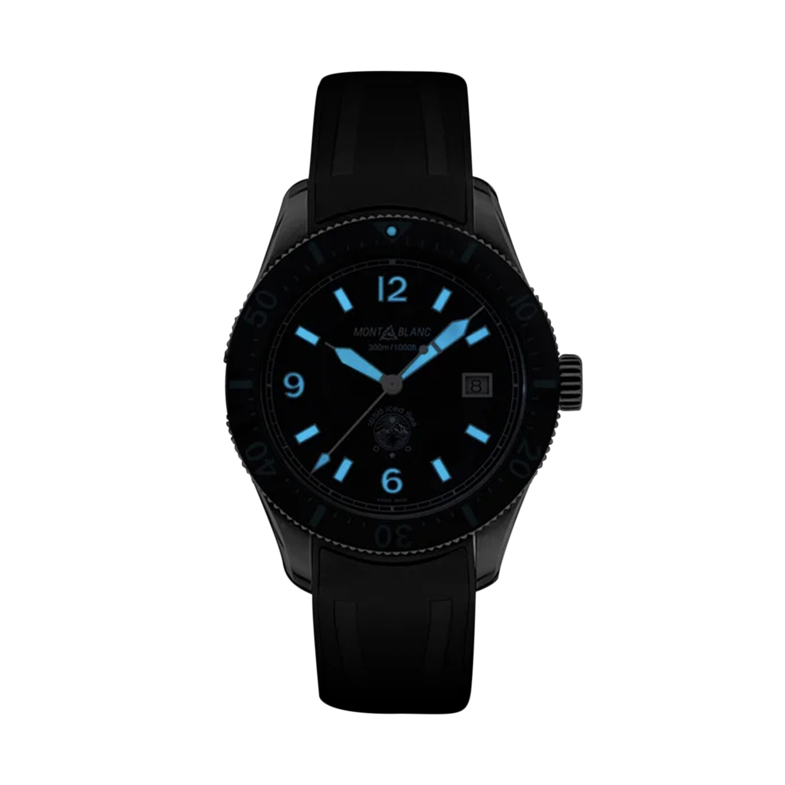 Replica Montblanc 1858 Iced Sea Automatic 41mm Mens details Black 129372 5 Replica Montblanc 1858 Iced Sea Automatic 41mm Mens details Black 129372