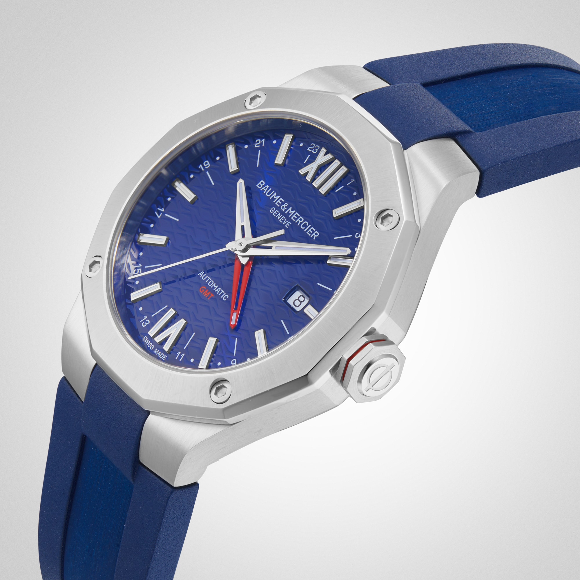 Replica Baume & Mercier Riviera 42mm Mens details Blue BM0A10659