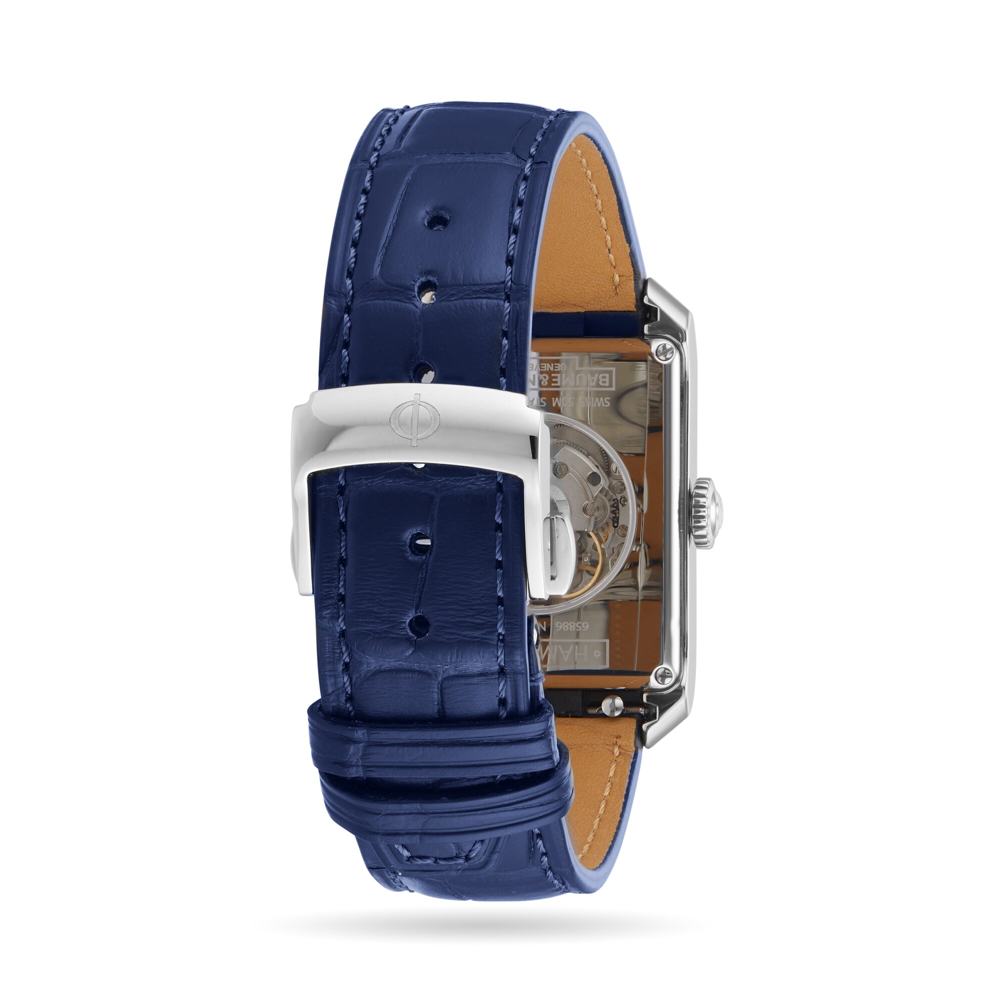 Replica Baume & Mercier Hampton Automatic 43mm X 27mm details Blue BM0A10732