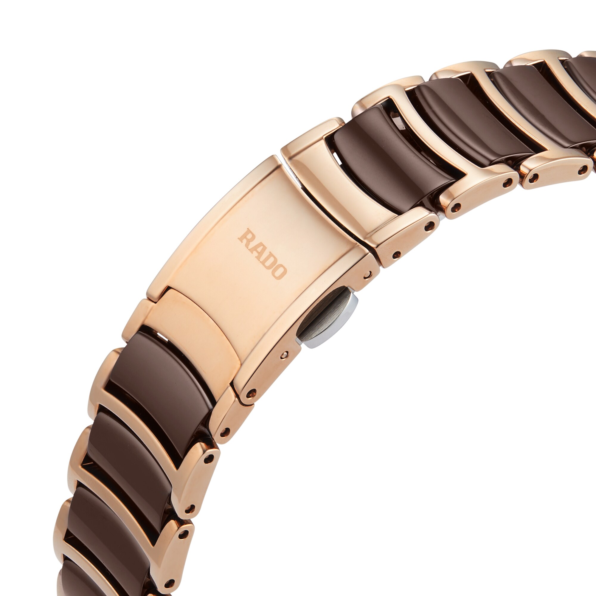 Replica Rado Centrix Automatic 30.5mm Ladies details Brown R30019302