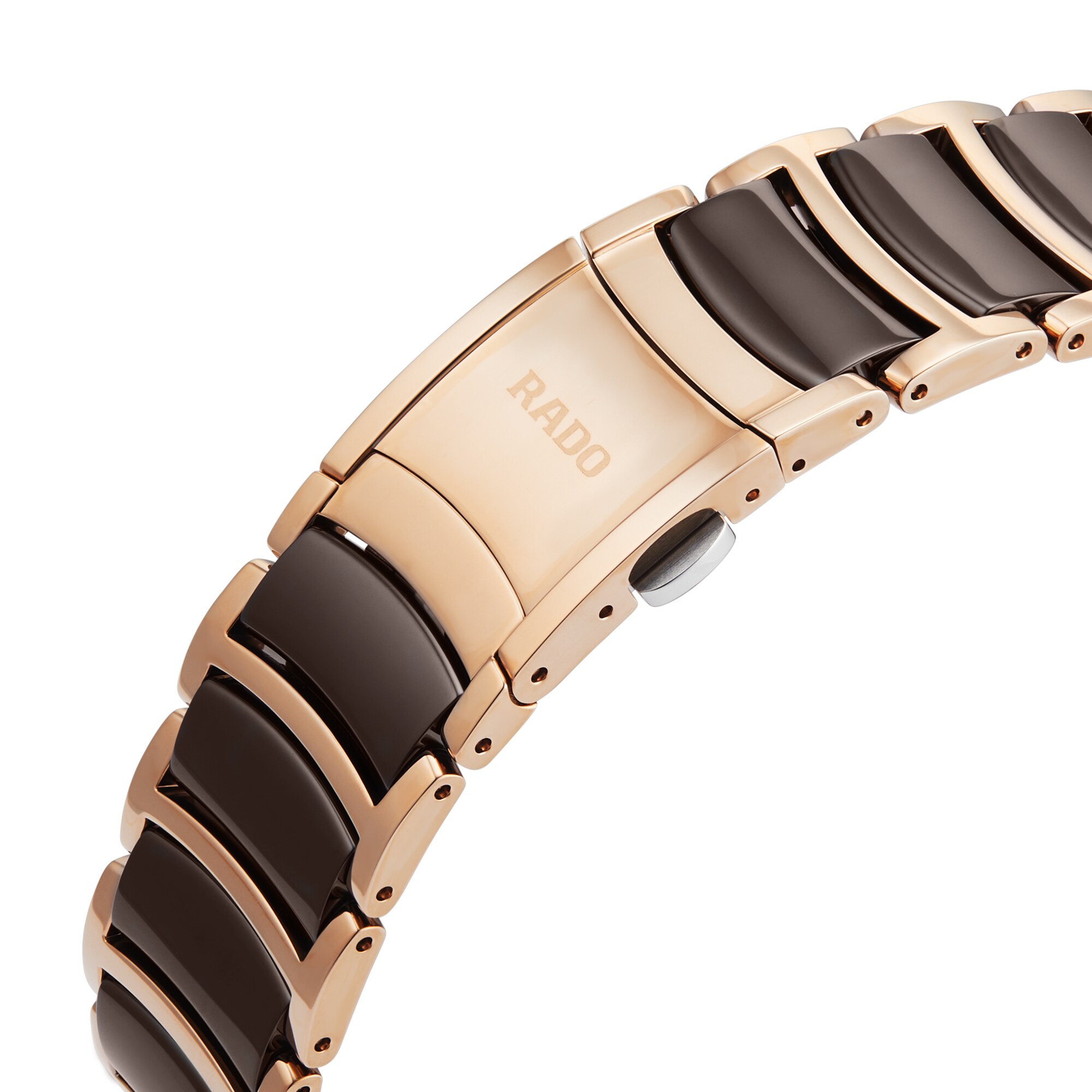 Replica Rado Centrix Jubile Automatic Diamond 39.5mm Unisex details Brown R30017712