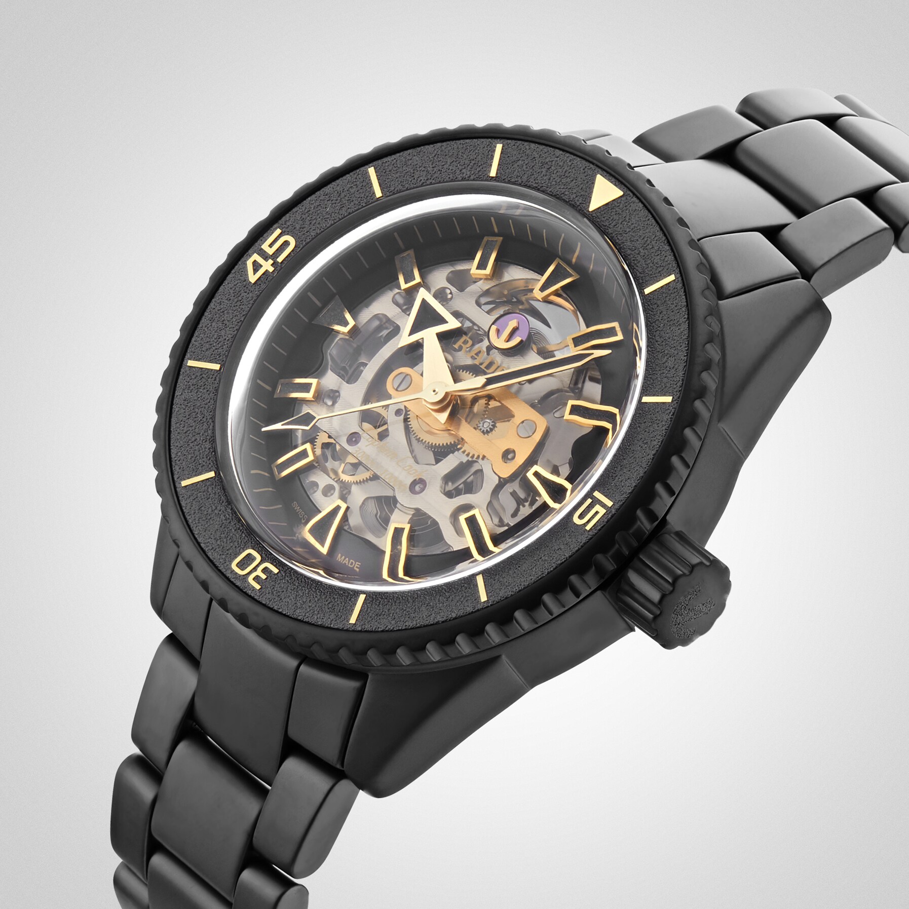 Replica Rado Captain Cook Ceramic Skeleton 43mm Mens details - Limited Edition R32147162 5 Replica Rado Captain Cook Ceramic Skeleton 43mm Mens details - Limited Edition R32147162
