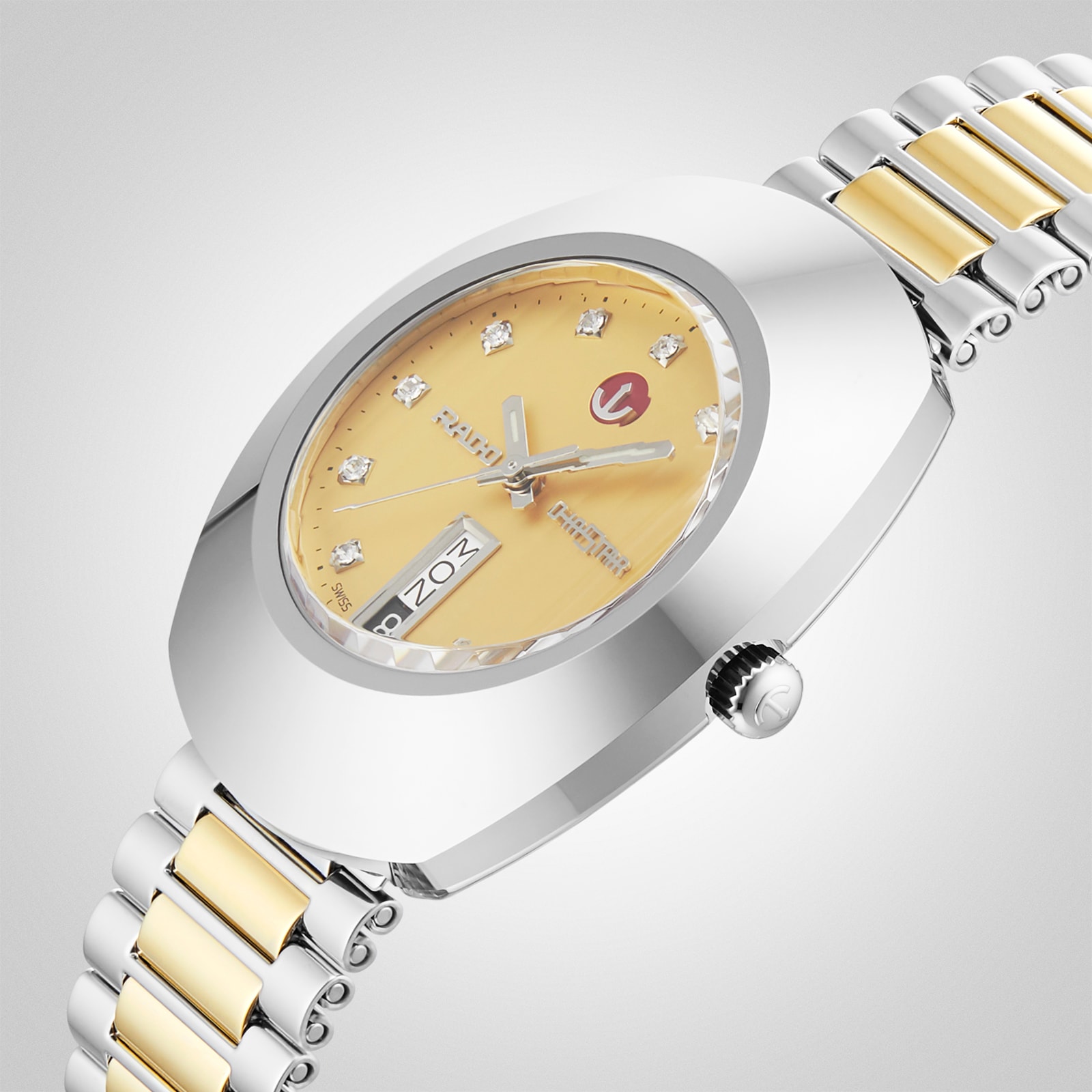 Replica Rado DiaStar 35mm Mens details Gold R12408633