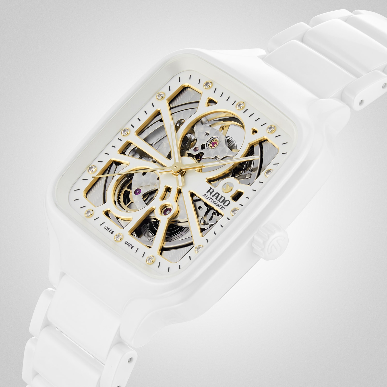 Replica Rado True Square Automatic Open Heart R27073702