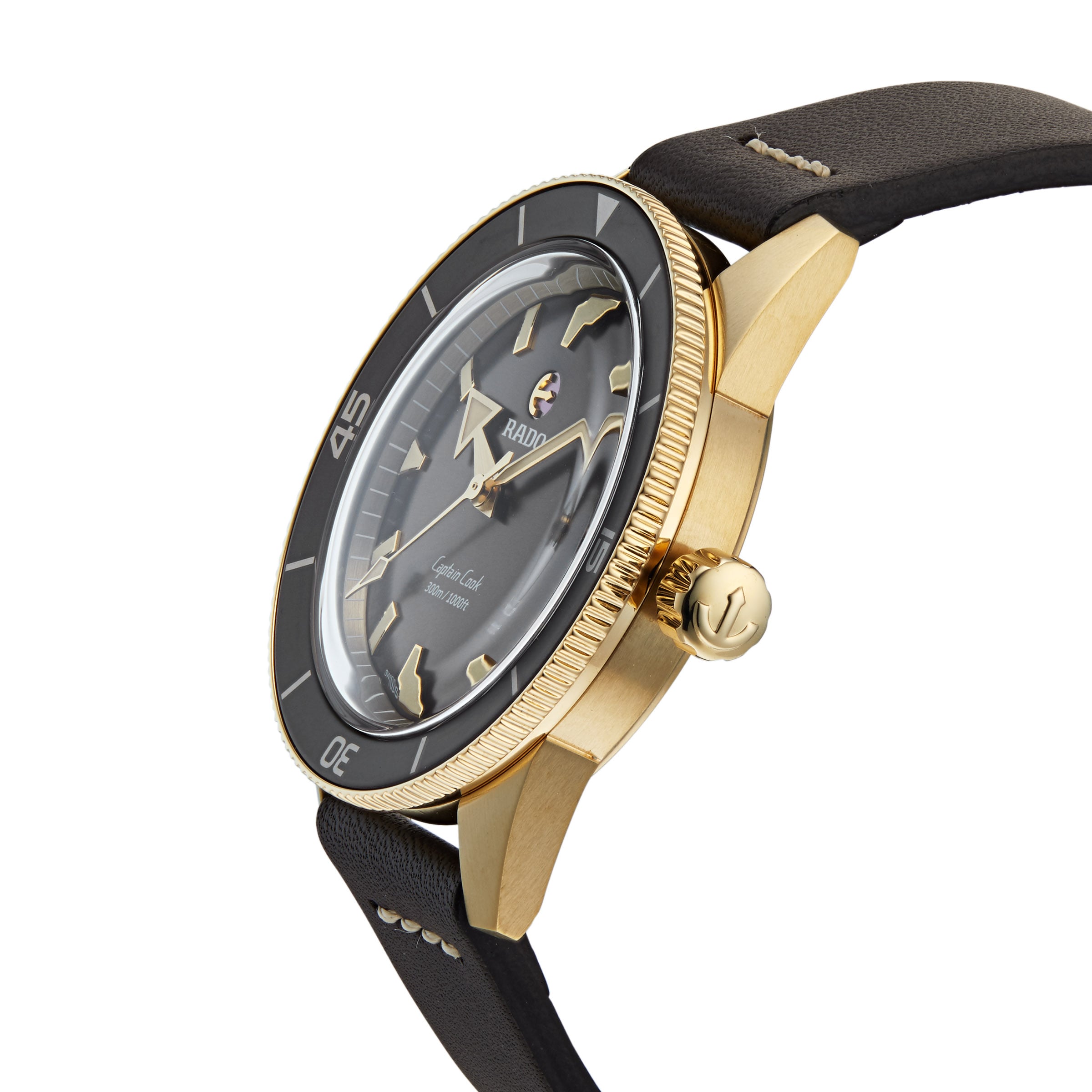Replica Rado Captain Cook Automatic Bronze Mens details R32504306