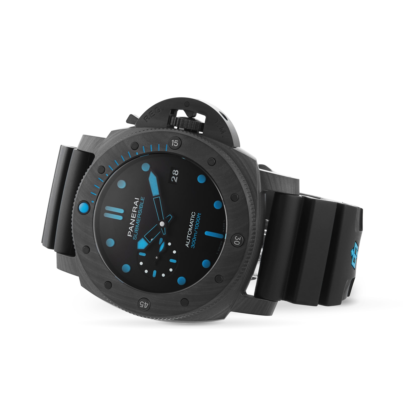 Replica Panerai Submersible Carbotech 47mm Mens details PAM02616