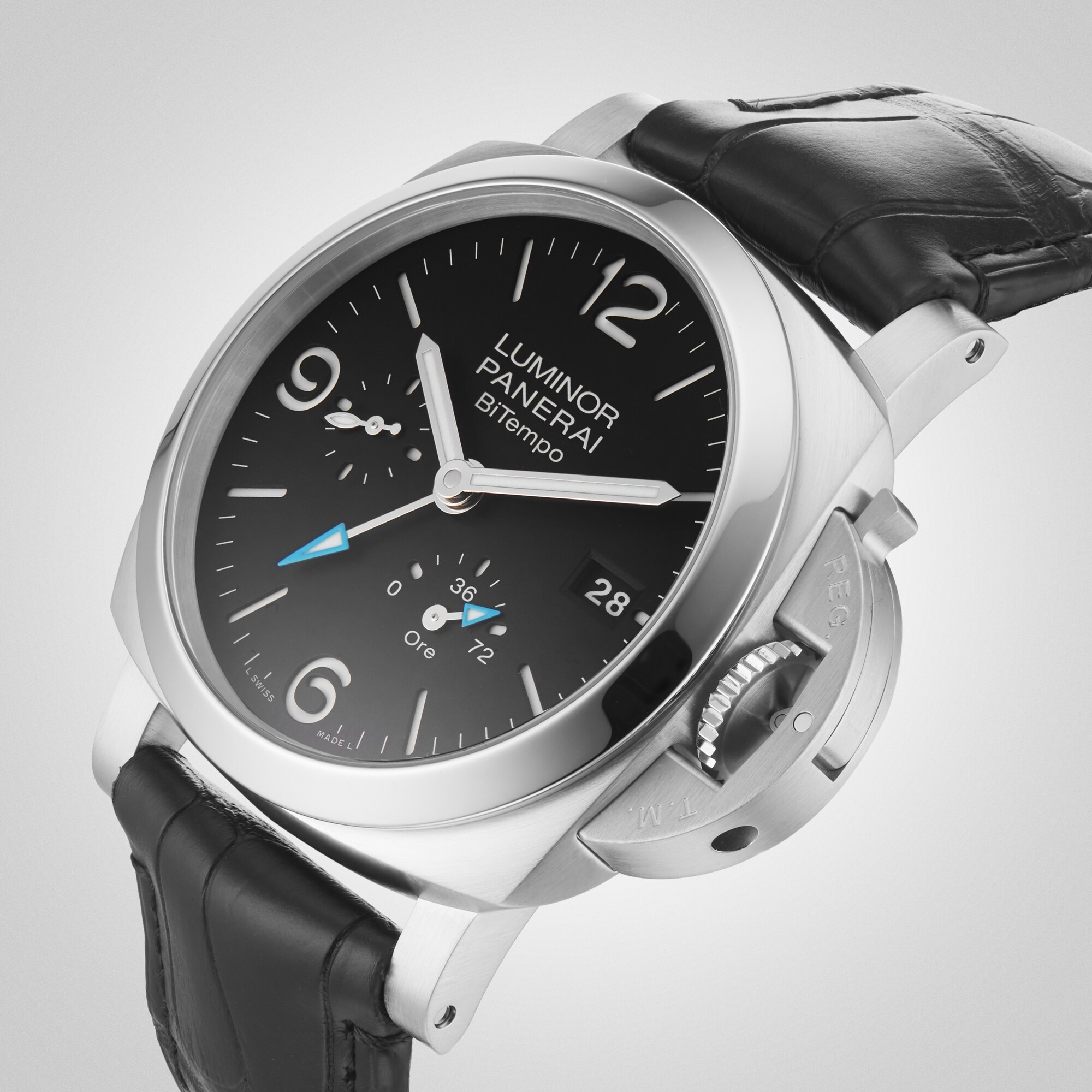 Replica Panerai Luminor BiTempo 44mm Mens details PAM01360 5 Replica Panerai Luminor BiTempo 44mm Mens details PAM01360