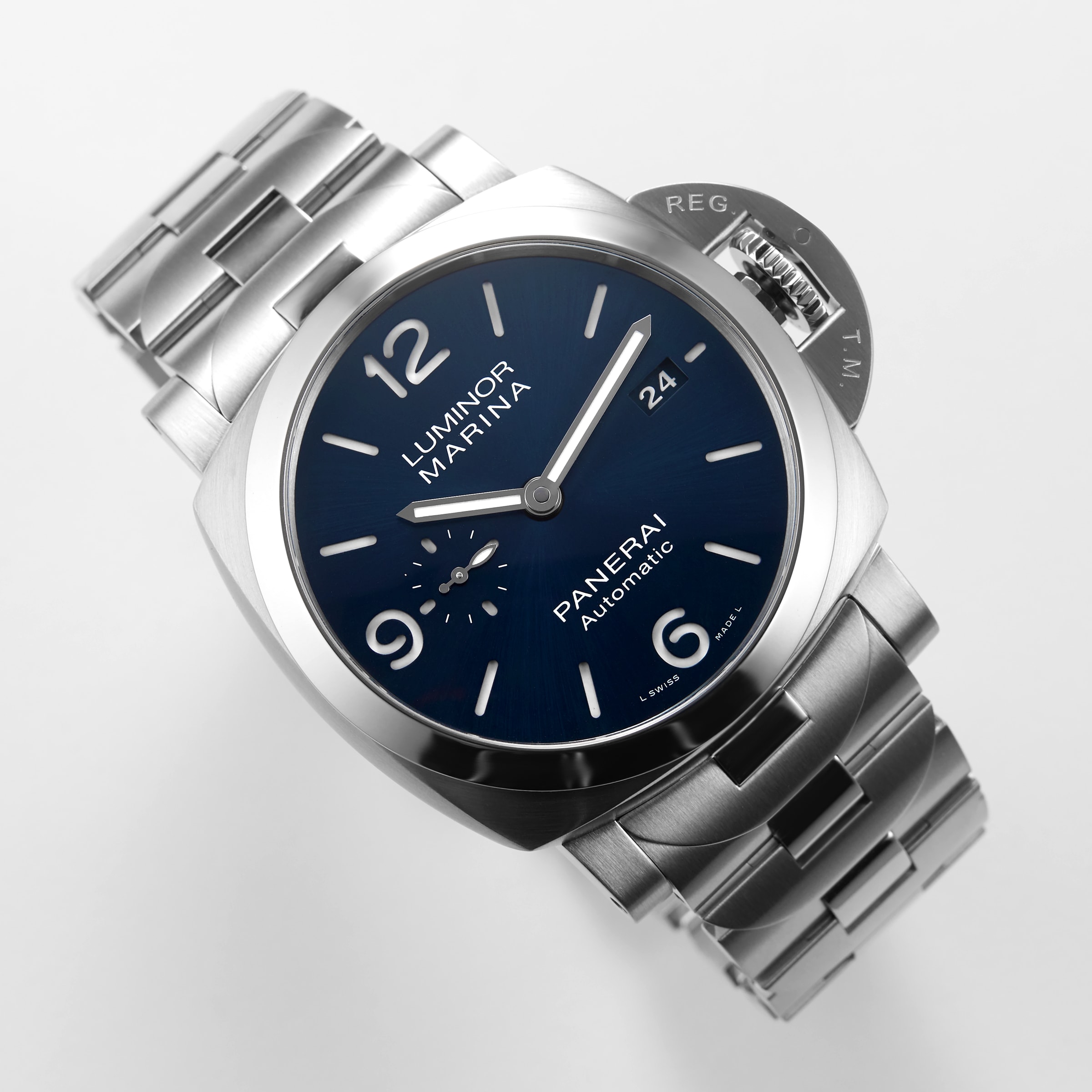 Replica Panerai Luminor Marina Specchio Blu 44mm PAM01316 5 Replica Panerai Luminor Marina Specchio Blu 44mm PAM01316