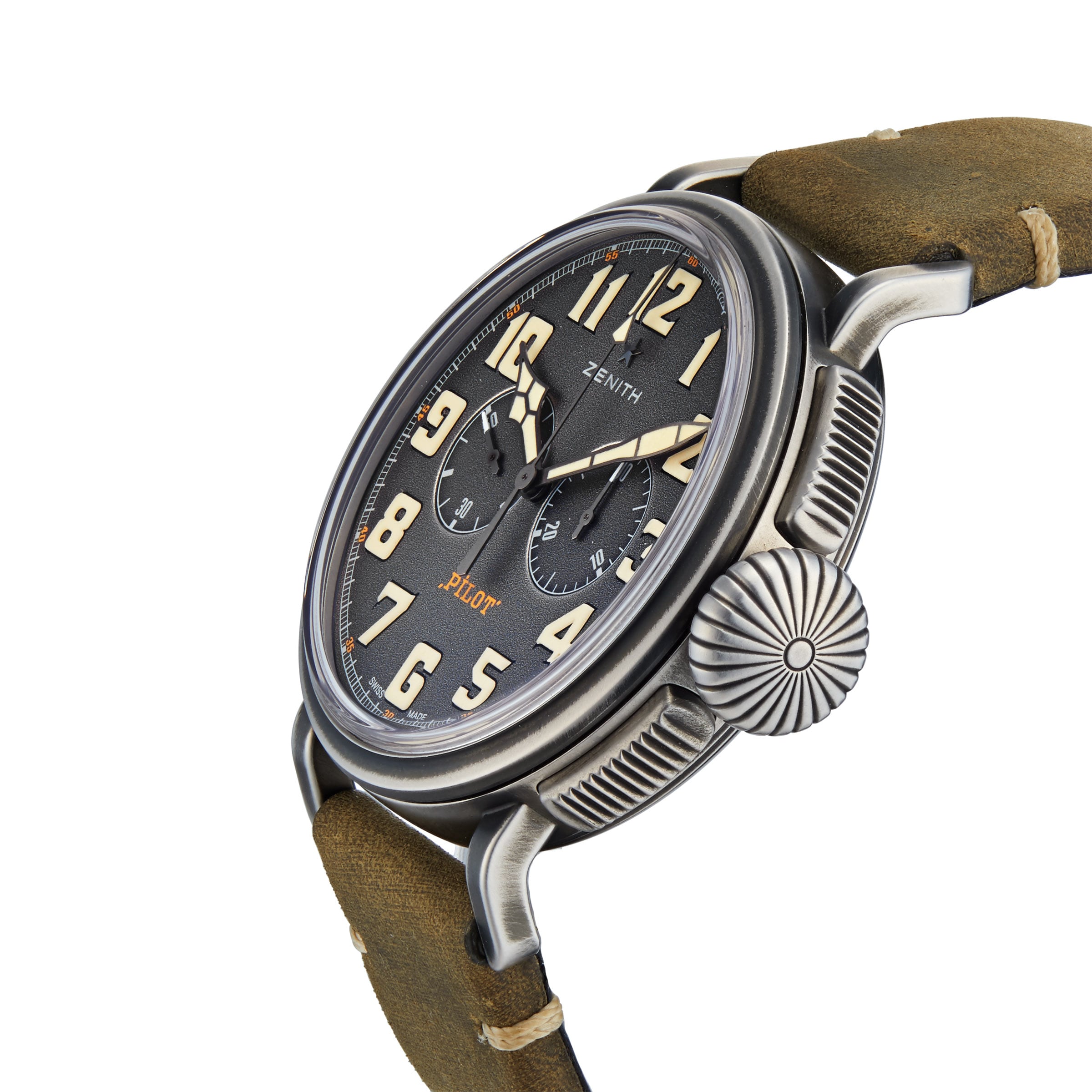 Replica Zenith Pilot Type 20 Chronograph Ton Up 45mm 112430406921C773