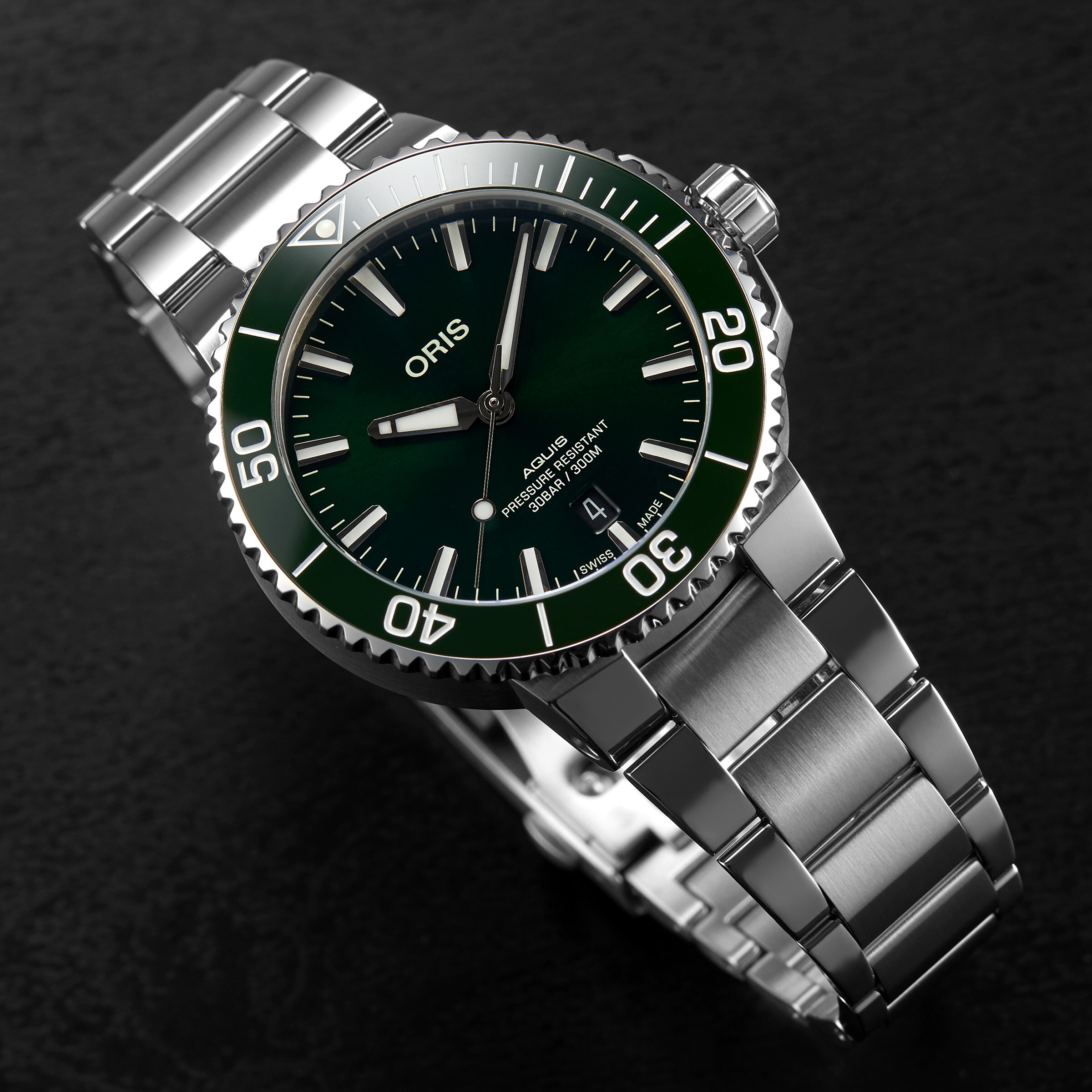Replica Oris Aquis Date 41.5mm Mens details 01 733 7766 4157-07 8 22 05PEB