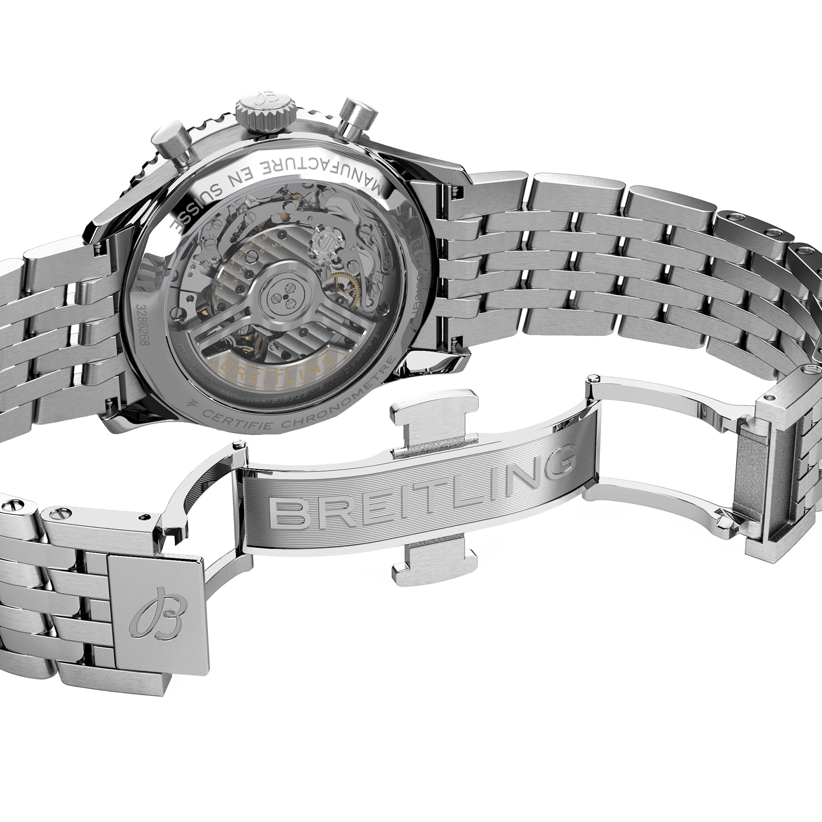 Replica Breitling Navitimer B01 Chronograph 41mm Mens details Black Stainless Steel AB0139211B1A1 5 Replica Breitling Navitimer B01 Chronograph 41mm Mens details Black Stainless Steel AB0139211B1A1