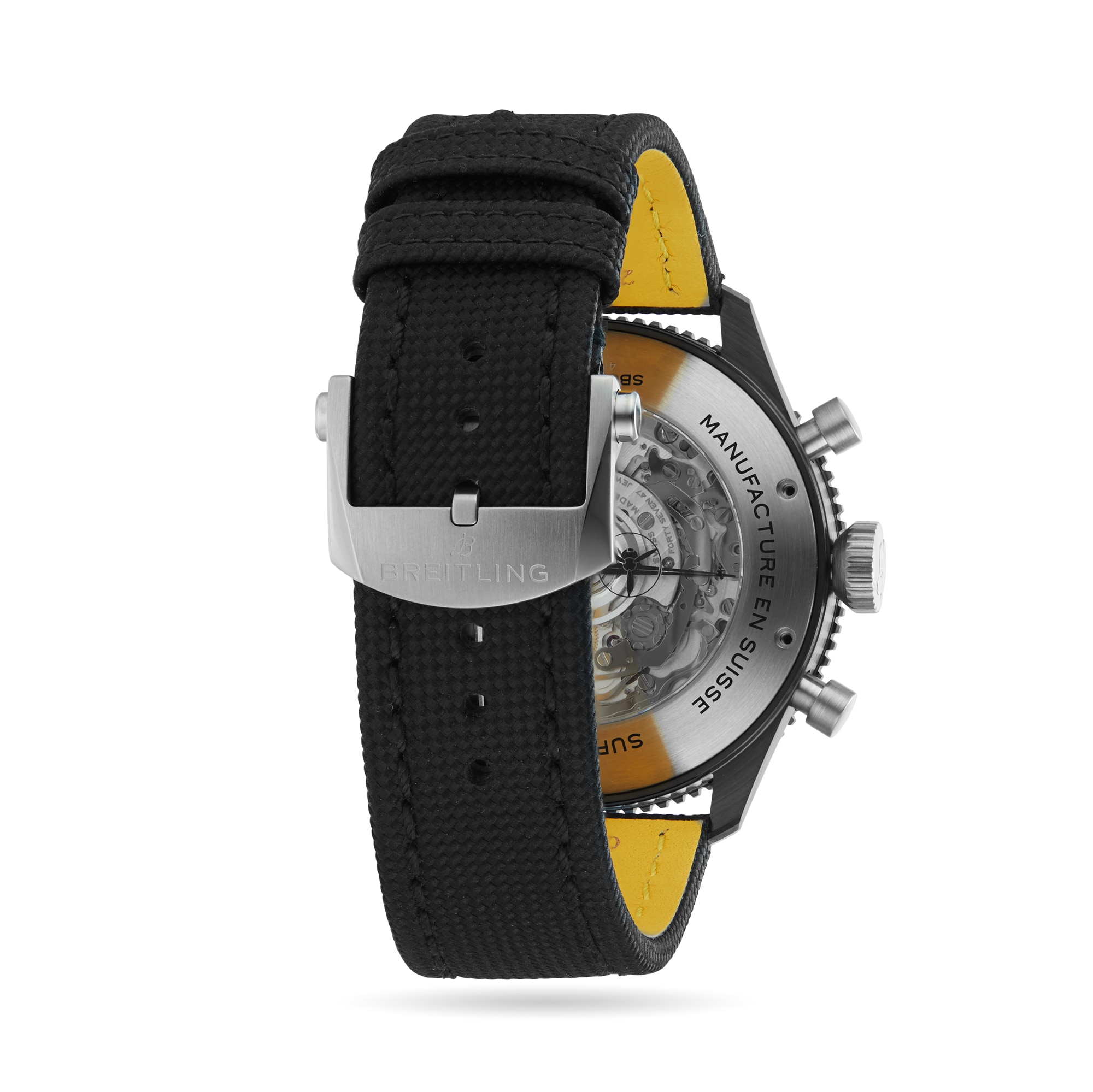 Replica Breitling Super AVI B04 Chronograph GMT Mosquito Night Fighter 46mm Mens details Black SB04451A1B1X1 5 Replica Breitling Super AVI B04 Chronograph GMT Mosquito Night Fighter 46mm Mens details Black SB04451A1B1X1