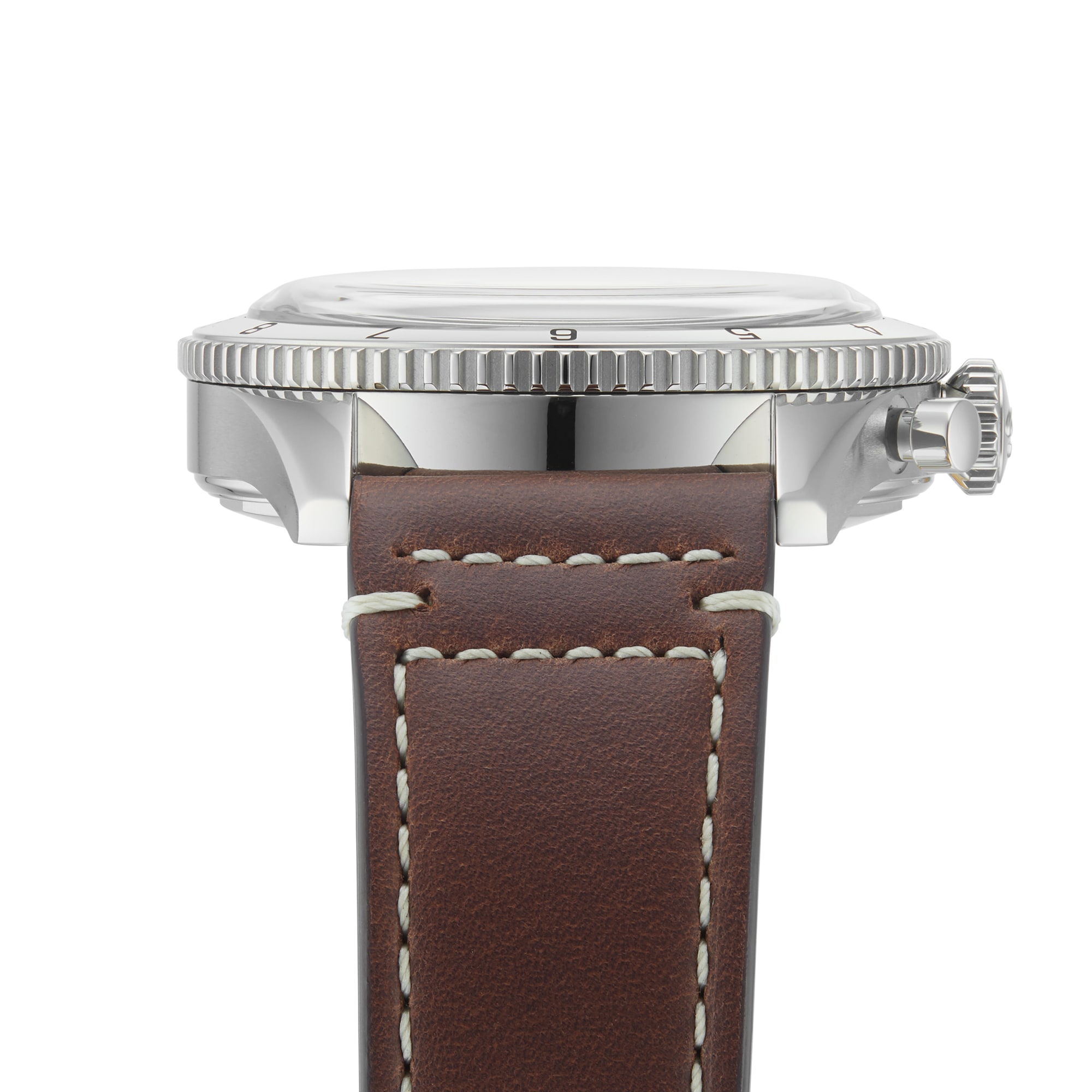 Replica Breitling Classic AVI Chronograph 42 Curtiss P-40 Warhawk Leather Strap details A233802A1L1X1