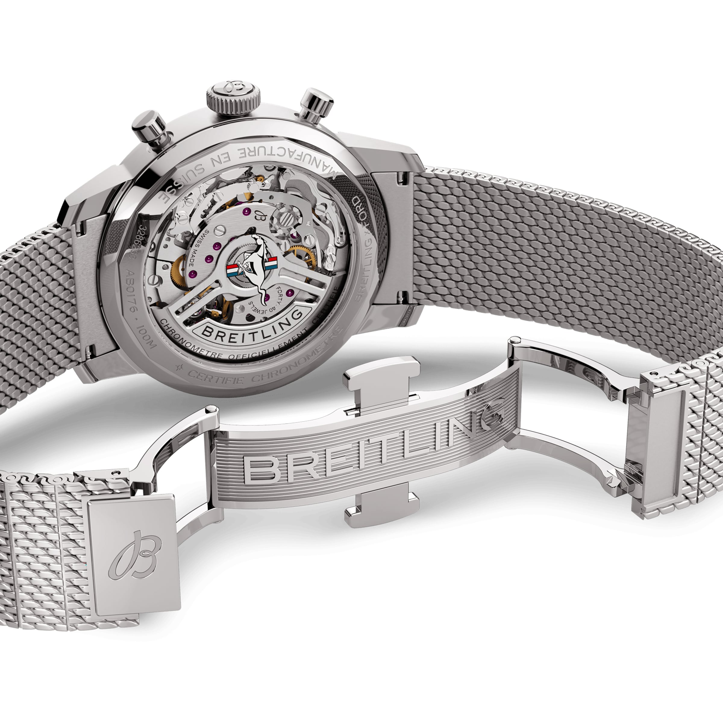Replica Breitling Top Time B01 Classic Cars Ford Mustang 41mm Mens details Mesh Strap AB01762A1L1A1 5 Replica Breitling Top Time B01 Classic Cars Ford Mustang 41mm Mens details Mesh Strap AB01762A1L1A1