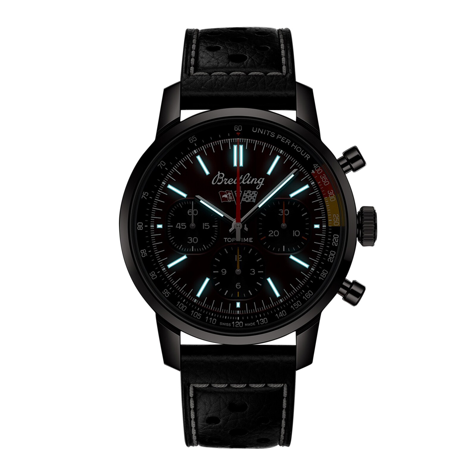 Replica Breitling Top Time B01 Classic Cars Chevrolet Corvette 41mm Mens details AB01761A1K1X1